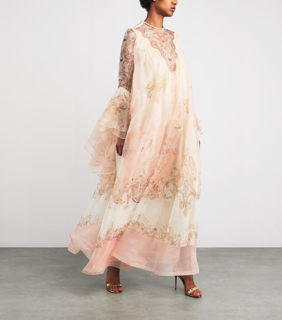 Silk Hypnotic Maxi Dress MAP PRINT Image 2