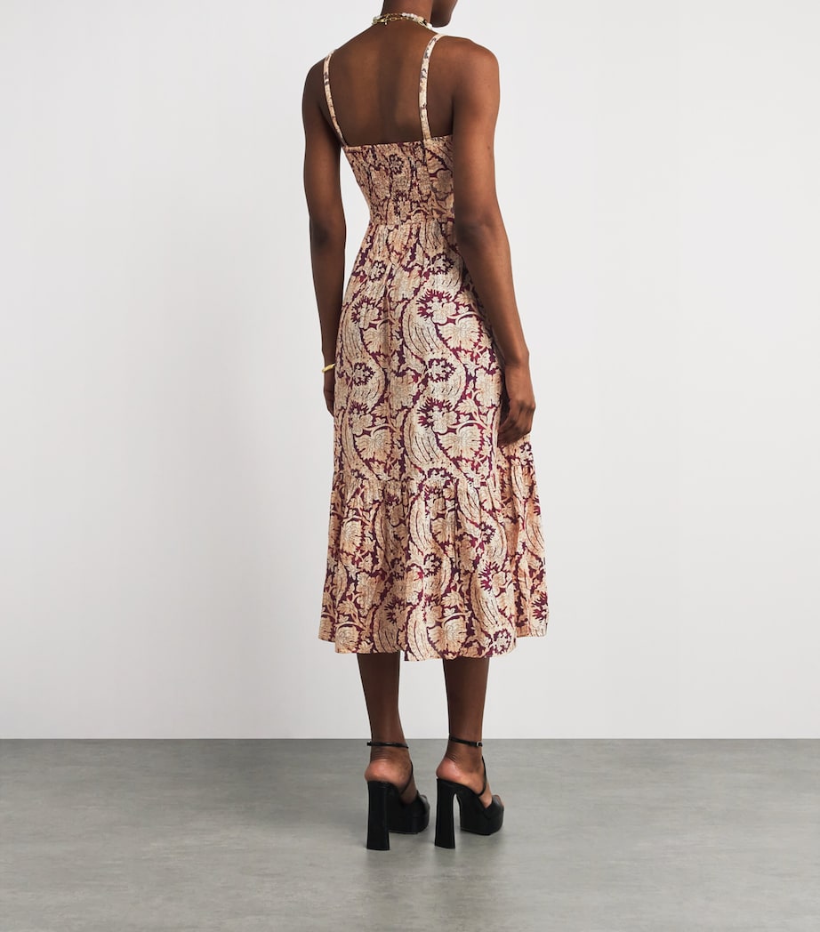 Floral Nadine Midi Dress AMRTH AMARANTHU Image 3