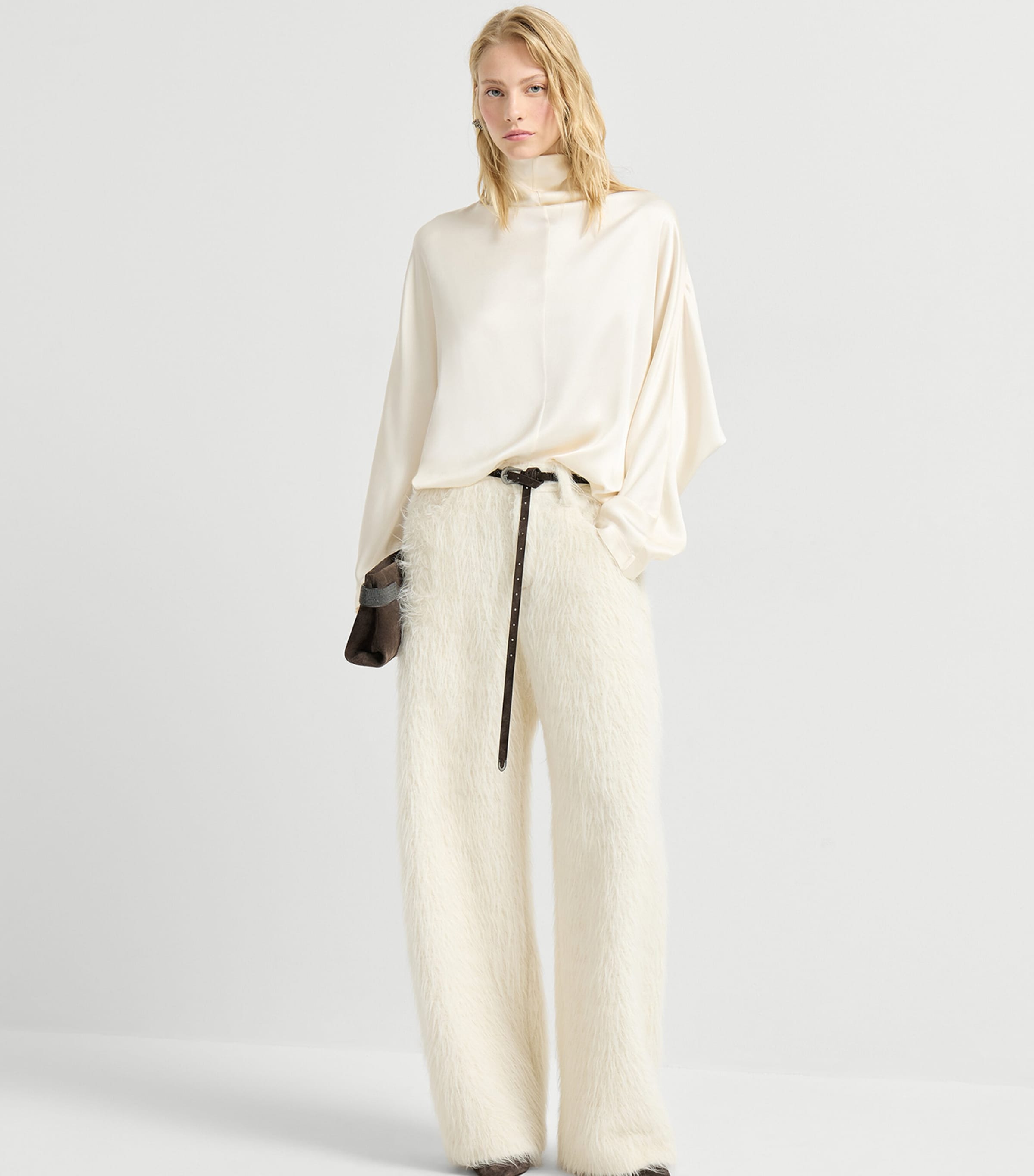 Silk Rollneck Blouse C7925 Image 2