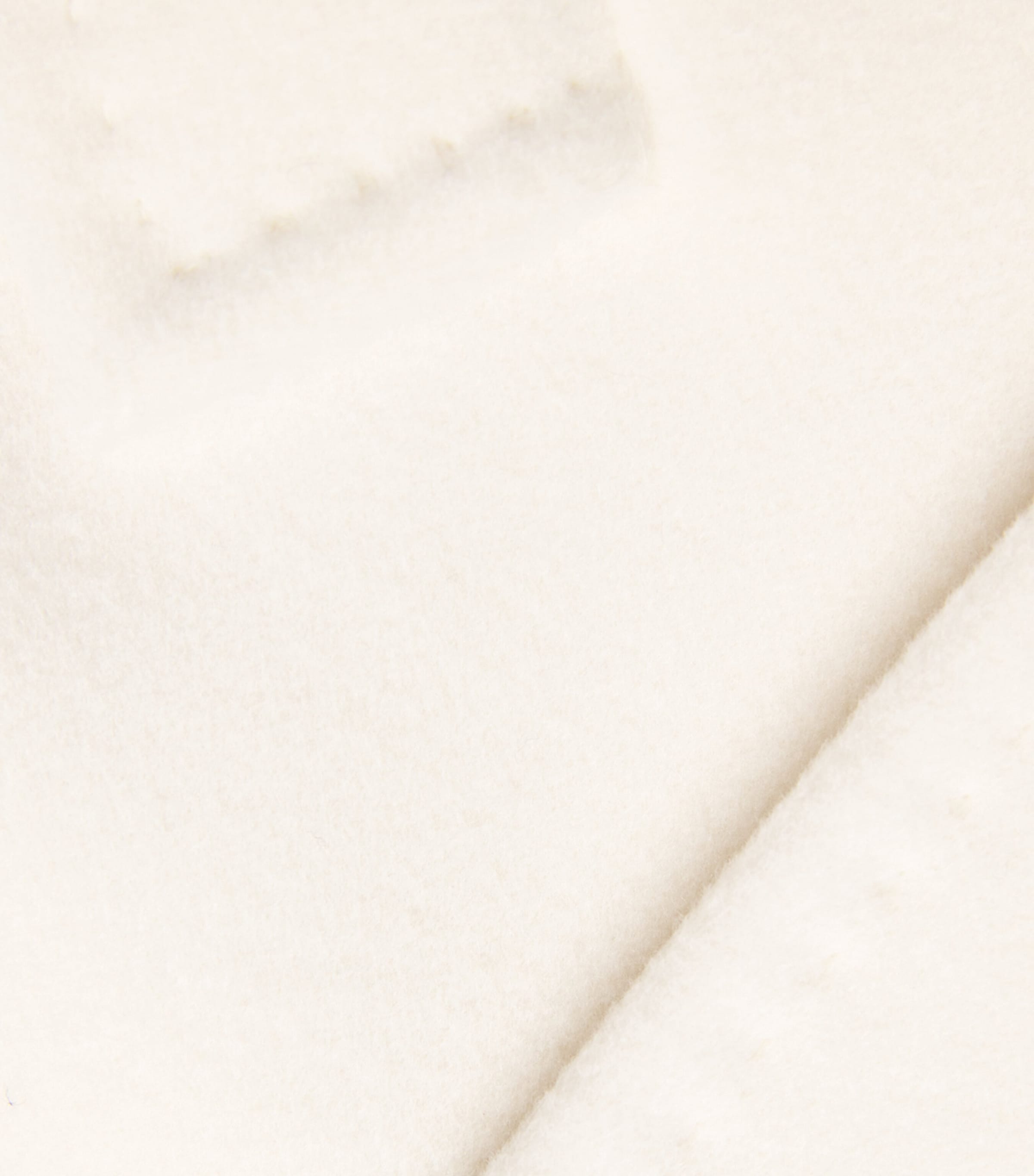 Wool-Cashmere Cropped Coat WHITE Image 5