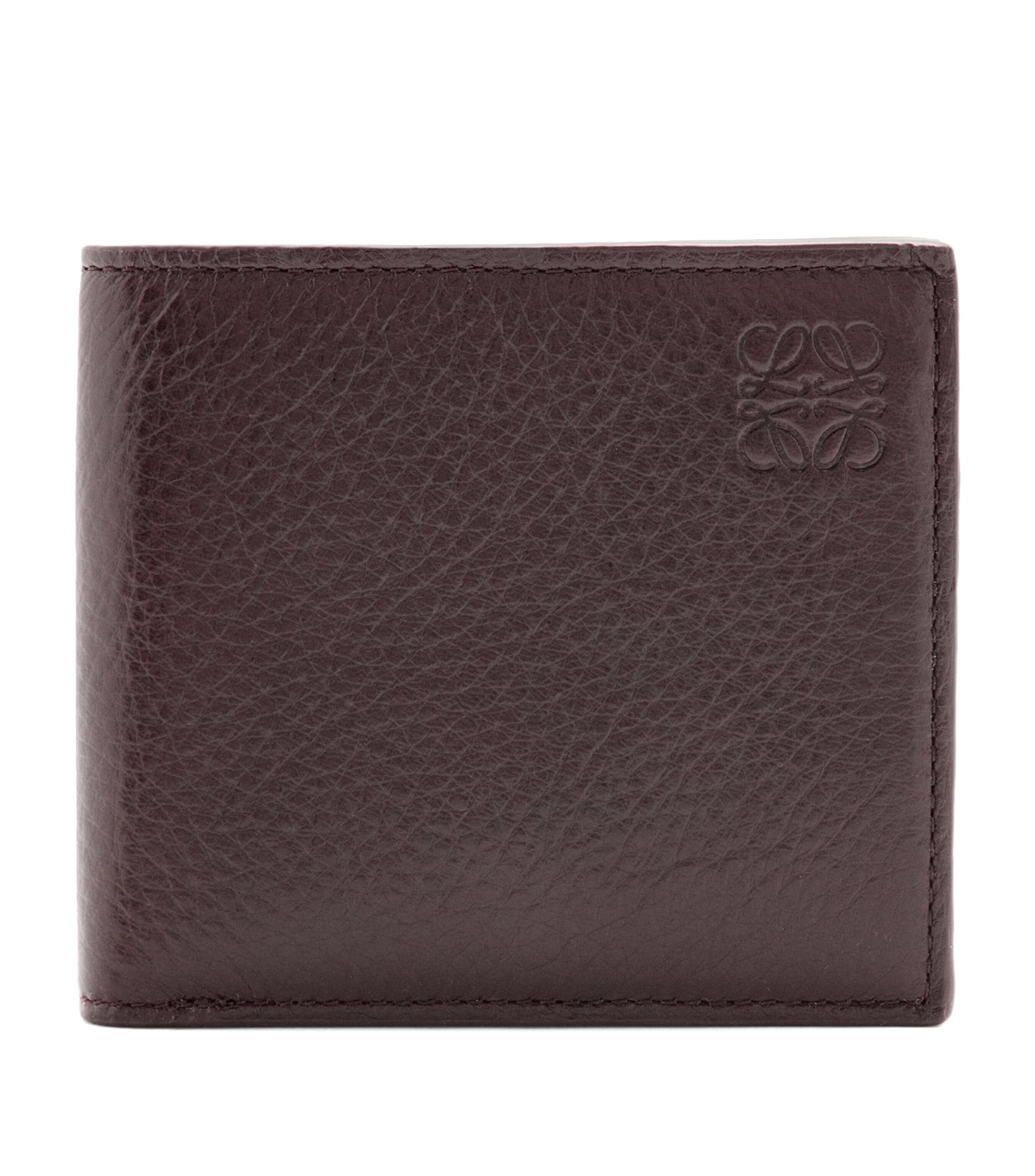 LOEWE Leather Essential Bifold Wallet Oxblood Image 1