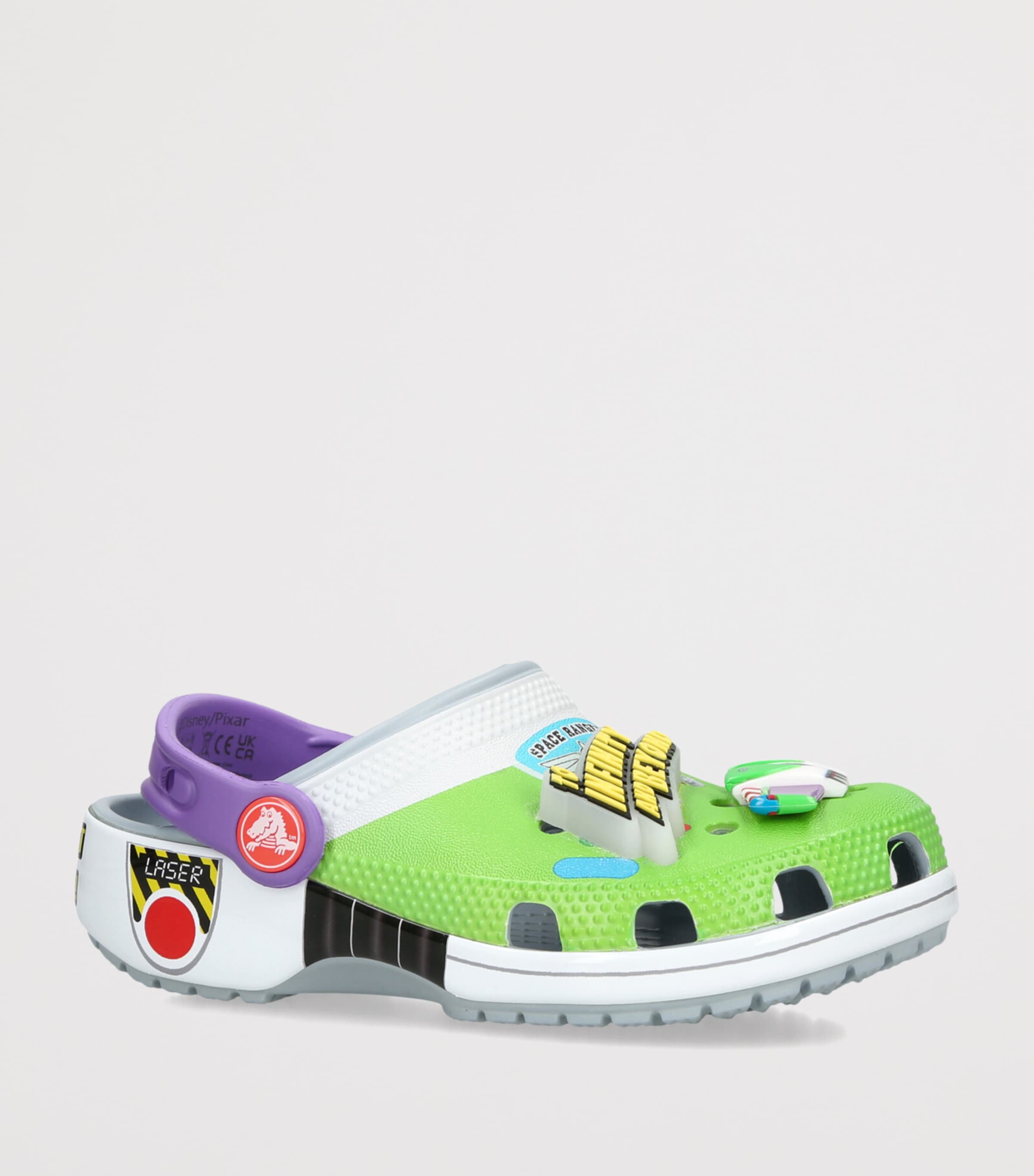 CROCS KIDS Buzz Lightyear Classic Clogs Green Comb Image 3