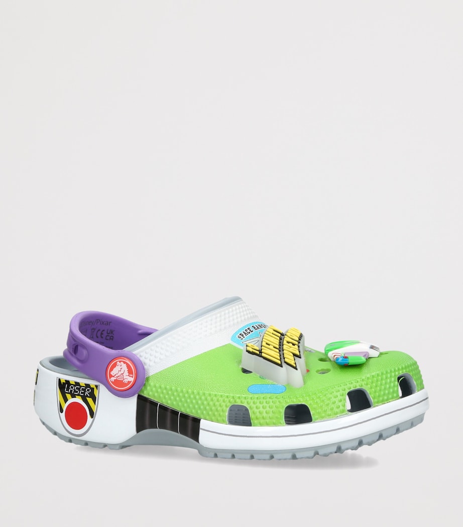CROCS KIDS Buzz Lightyear Classic Clogs Green Comb Image 3