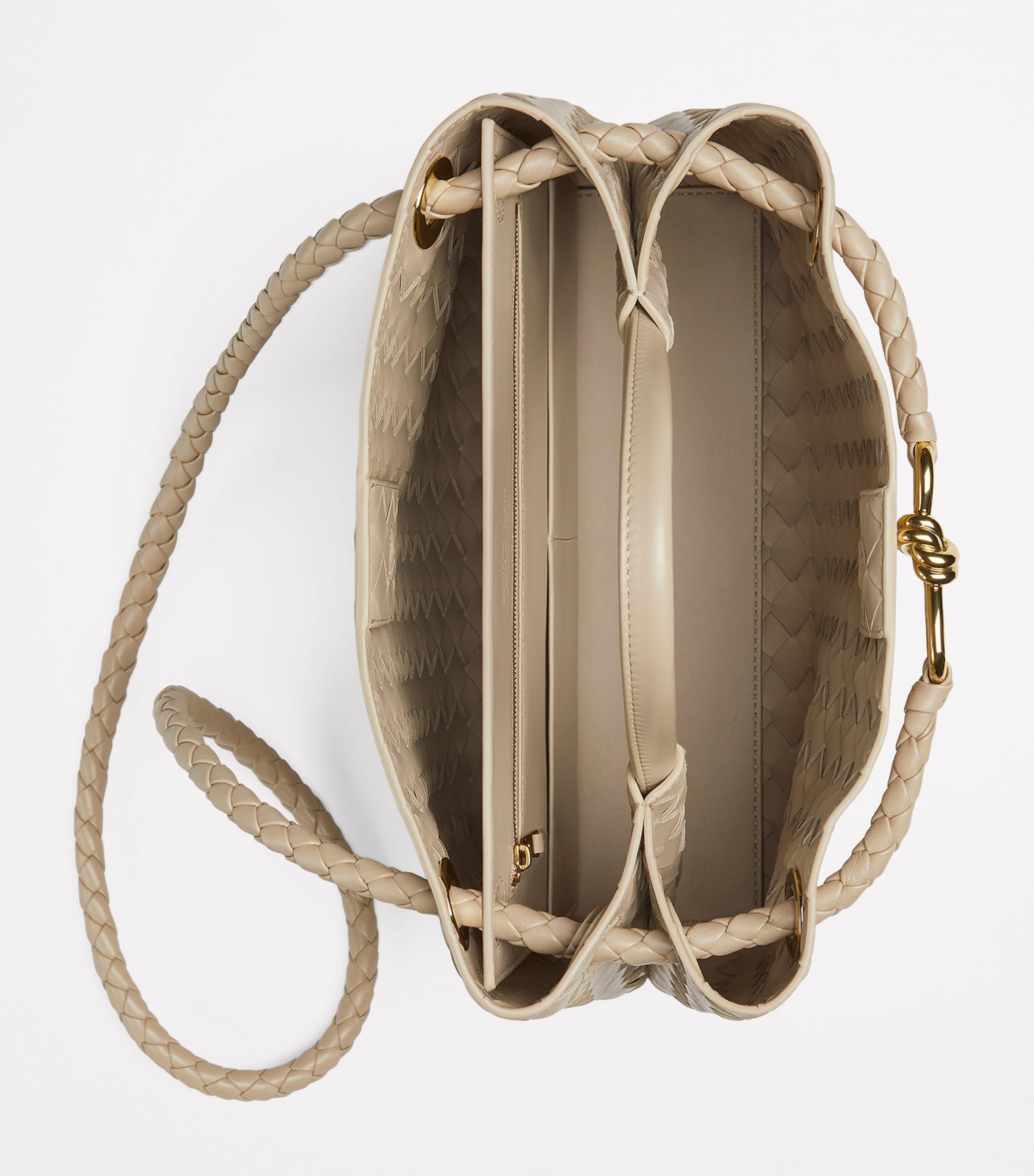 Bottega Veneta Medium Leather Andiamo Shoulder Bag Image 6