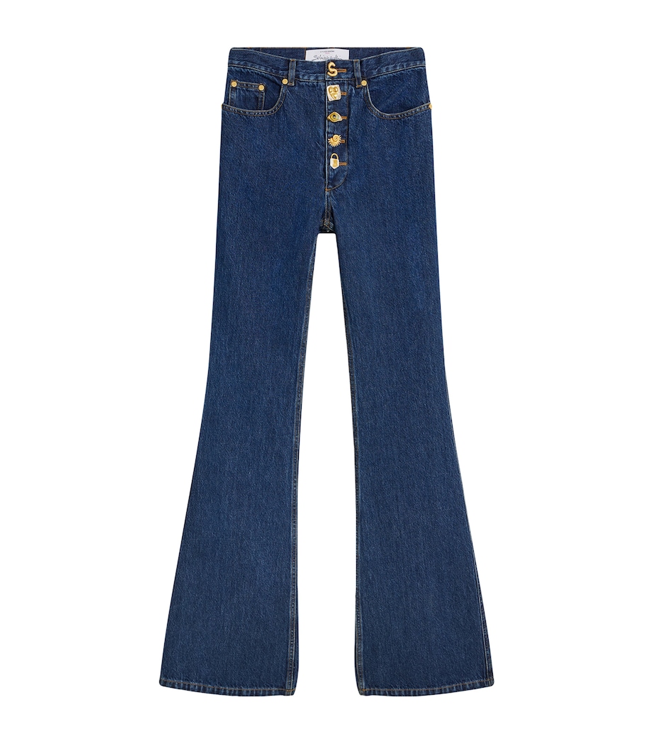 Bijoux Buttons Bootcut Jeans 701NAVY Image 1