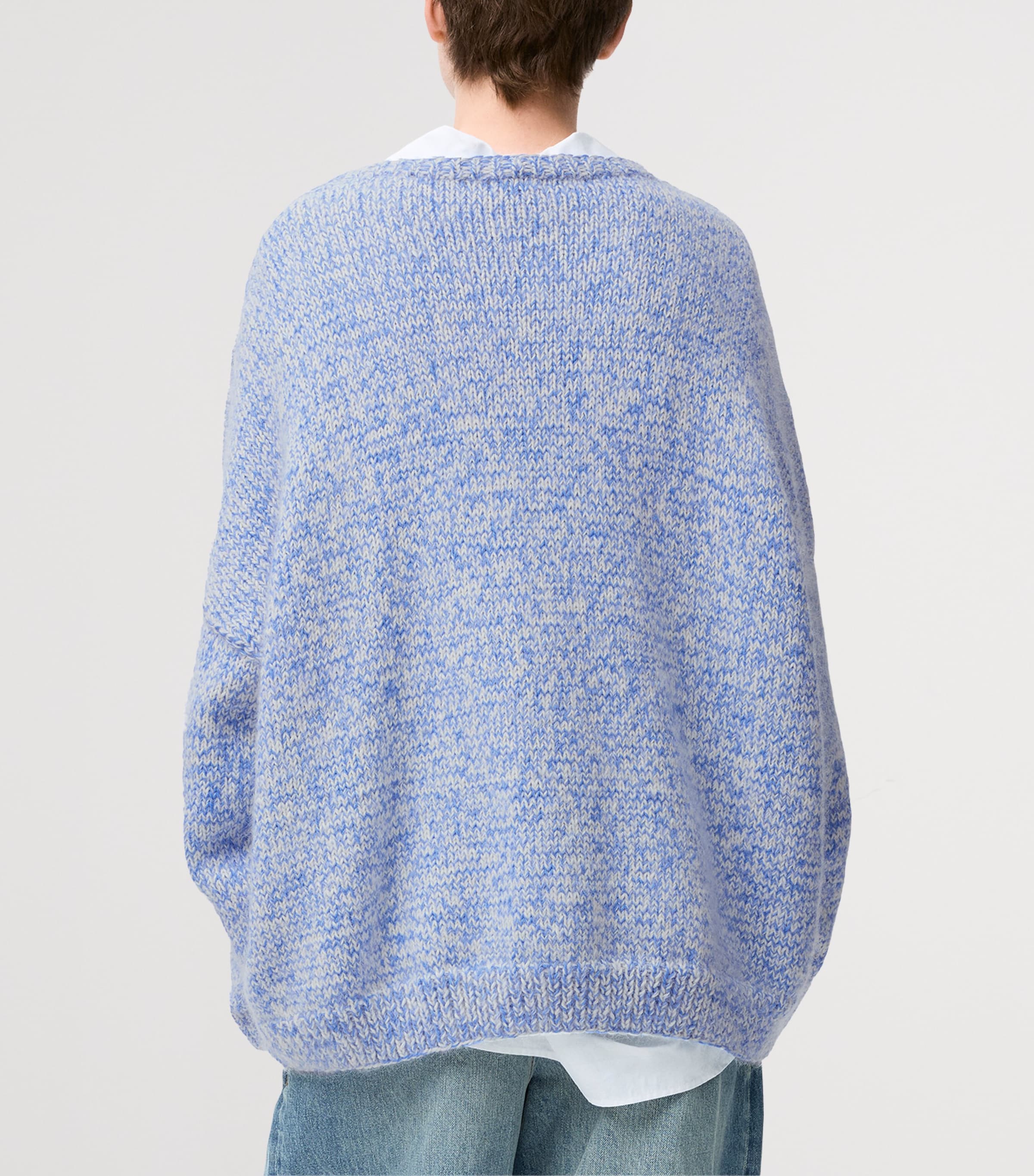 x Louis Wain Wool-Blend Cat Sweater BLUE/WHITE Image 8