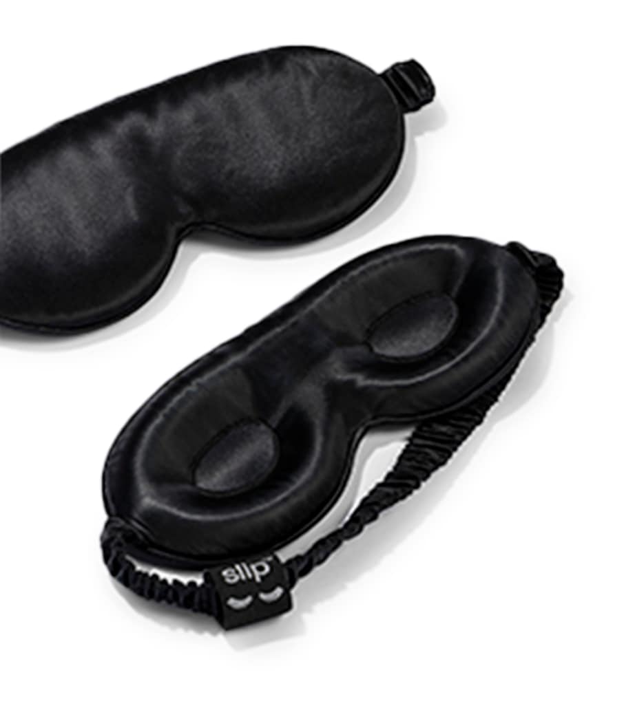 Silk Contour Sleep Mask BLACK Image 6