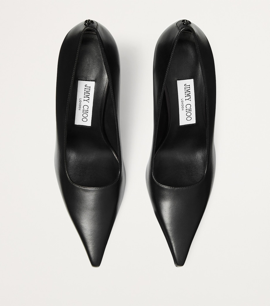 Ixia 80 Leather Pumps BLACK Image 4