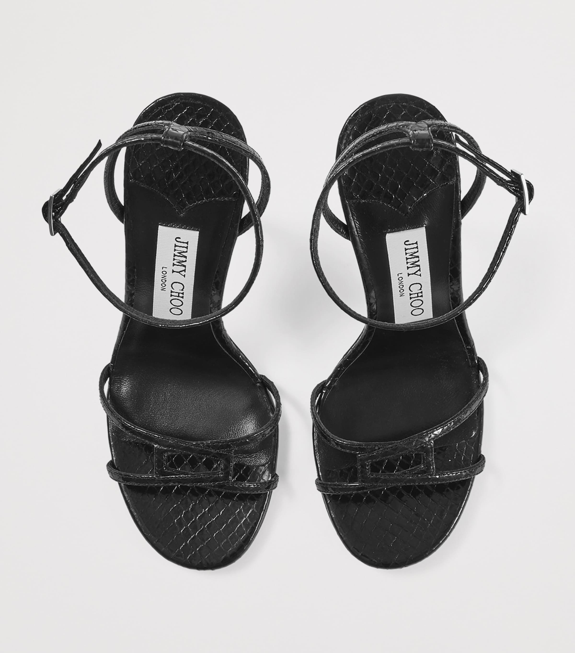 Jimmy Choo 1998 Leo 100 Leather Heeled Sandals | Harrods CA