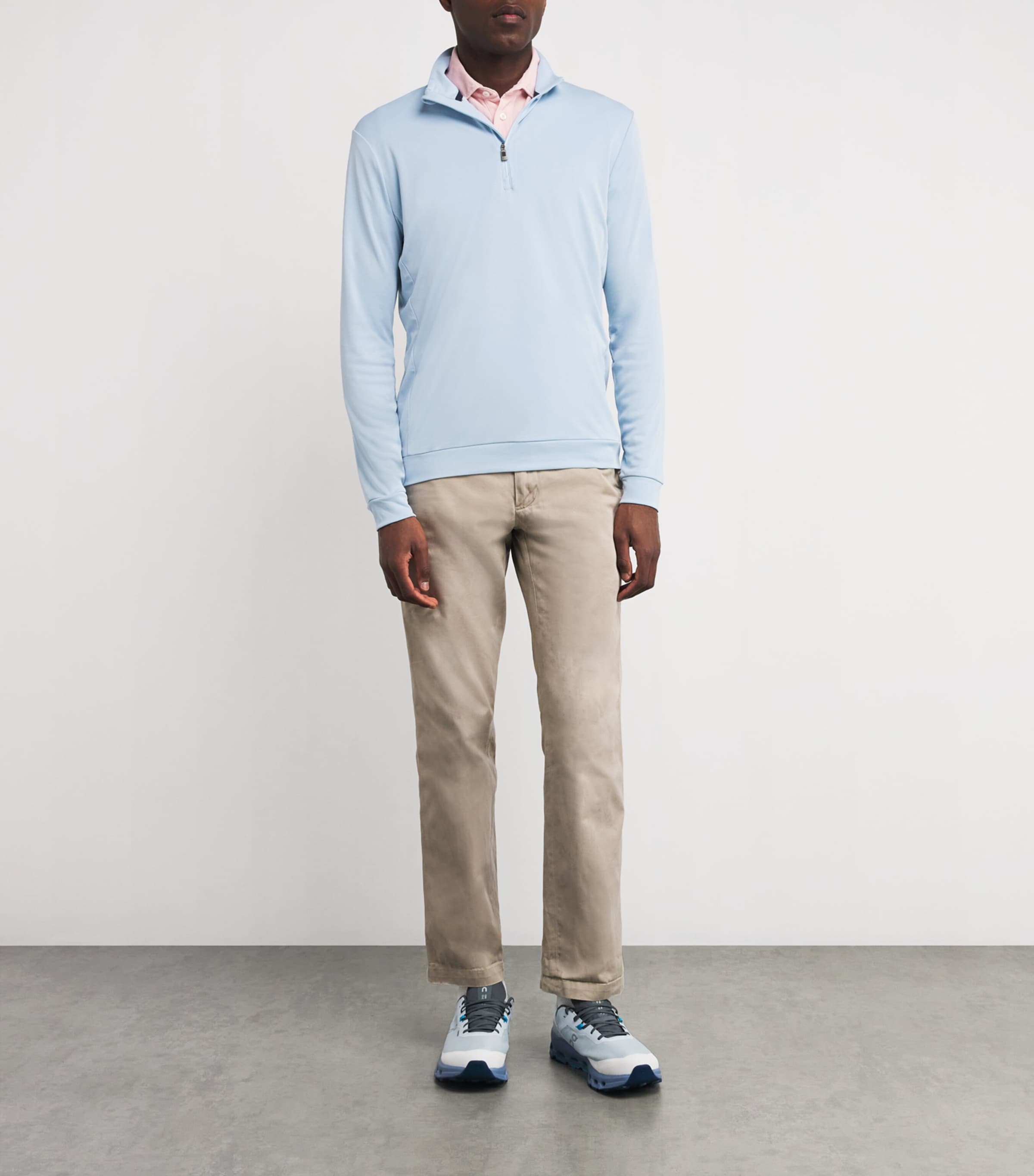 Midlayer Kallen Quarter-Zip Sweater POWDER BLUE Image 2