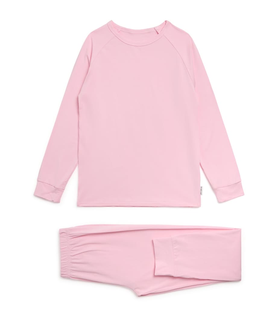 Bamboo Base Layer Set (6-8 Years) PINK Image 1