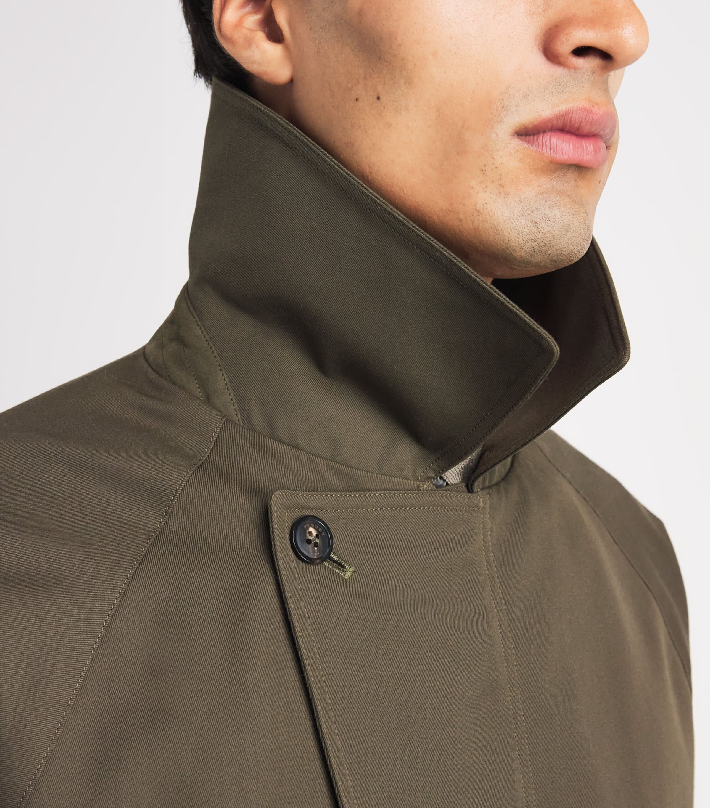 Purdey Mens Mey Storm Coat Khaki Image 3
