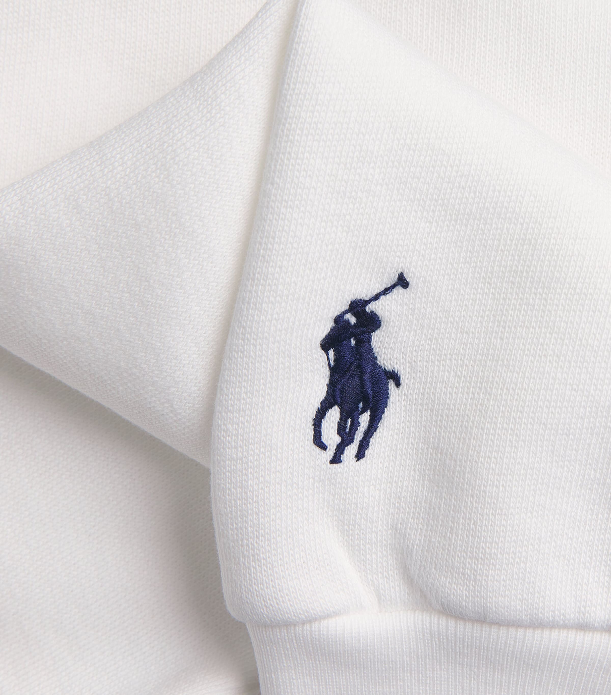 Polo Ralph Lauren Mens Cotton-Blend Logo Sweatshirt White Image 6