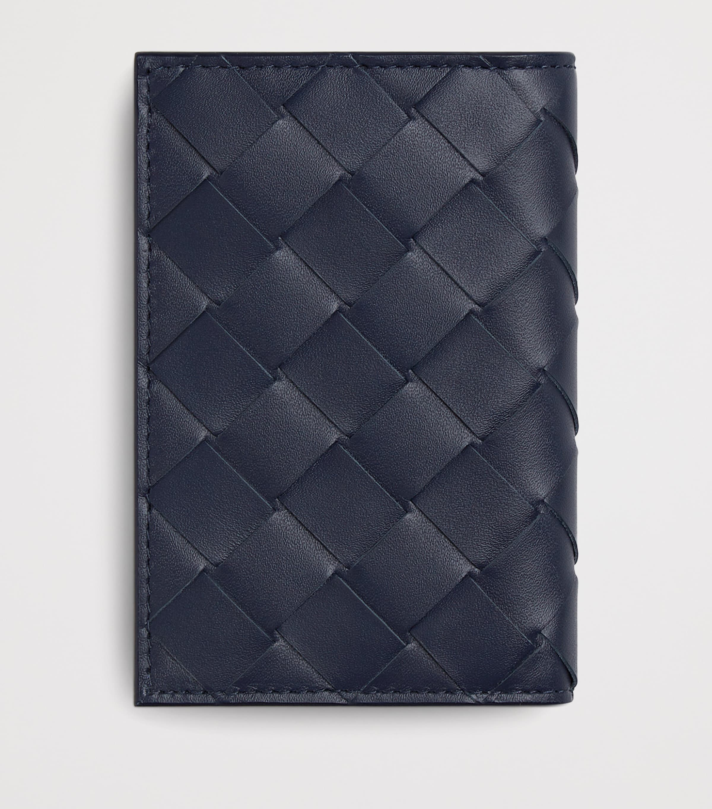 Bottega Veneta Leather Intrecciato Card Holder Image 3