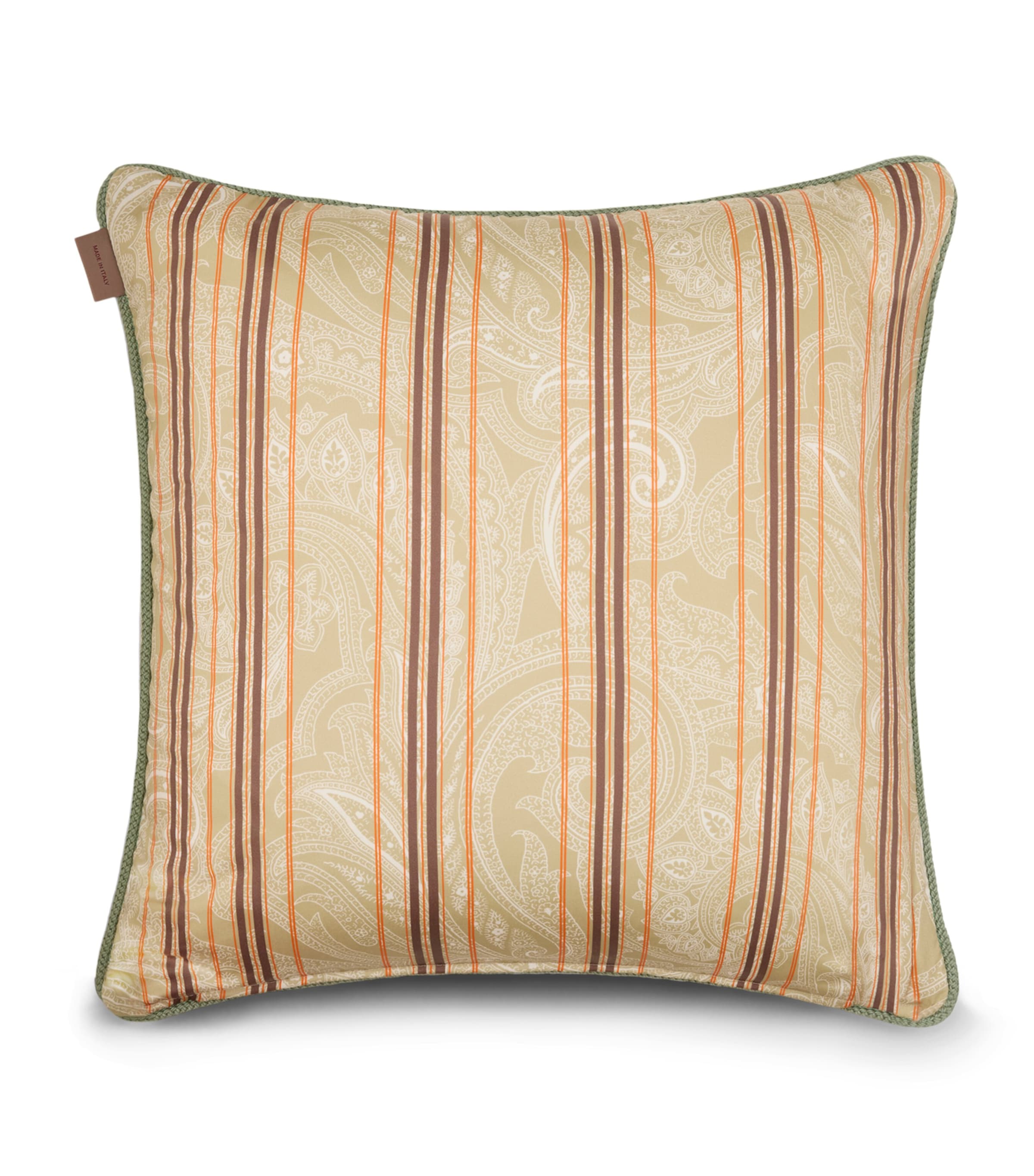 Etro Cotton Amalia Cushion (45cm x 45cm) Print On Beige Base Image 2