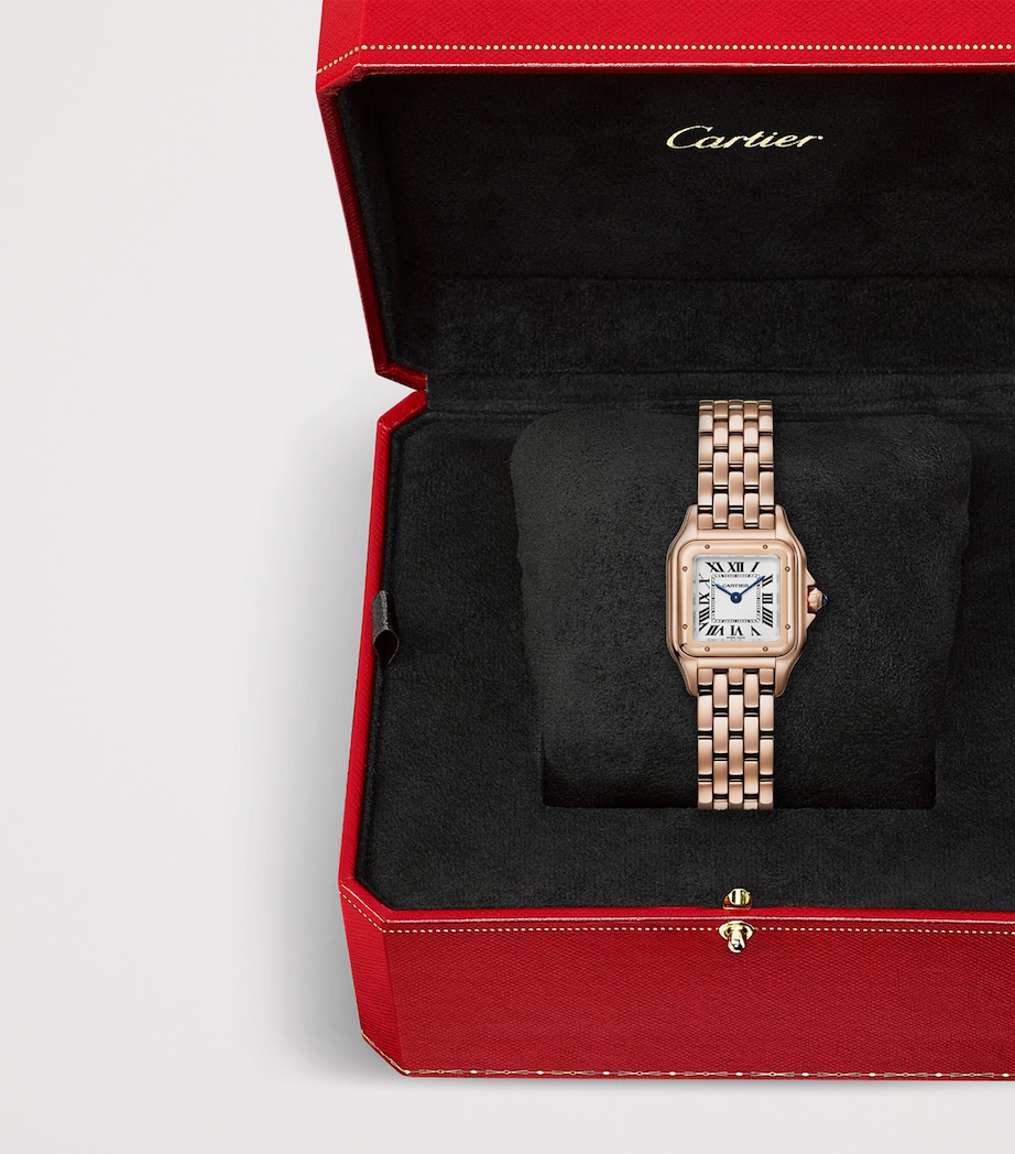 Cartier Small Rose Gold Panthère de Cartier Watch 23mm Silvered Image 6