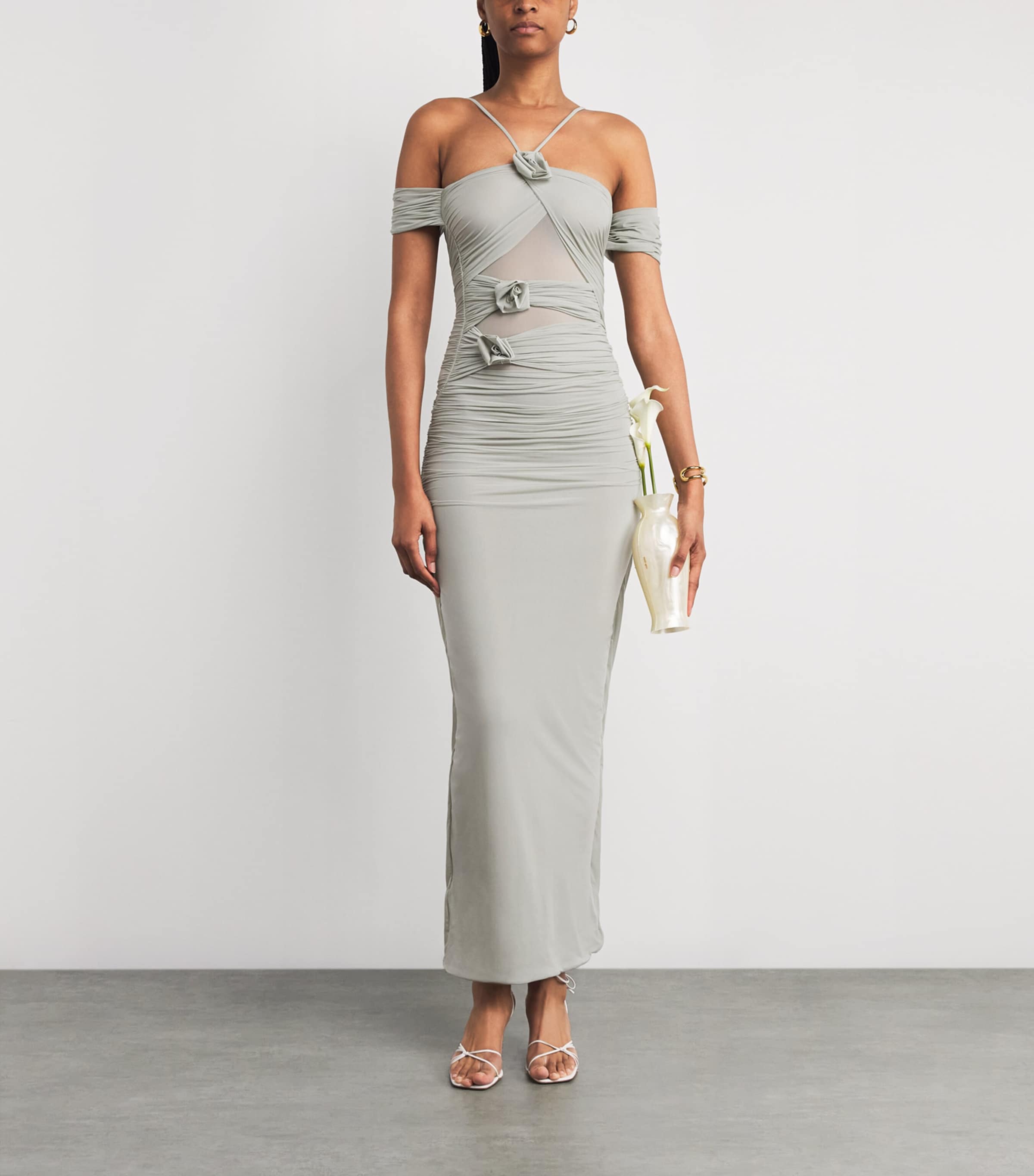 Abisso Maxi Dress SAGE 186 Image 2