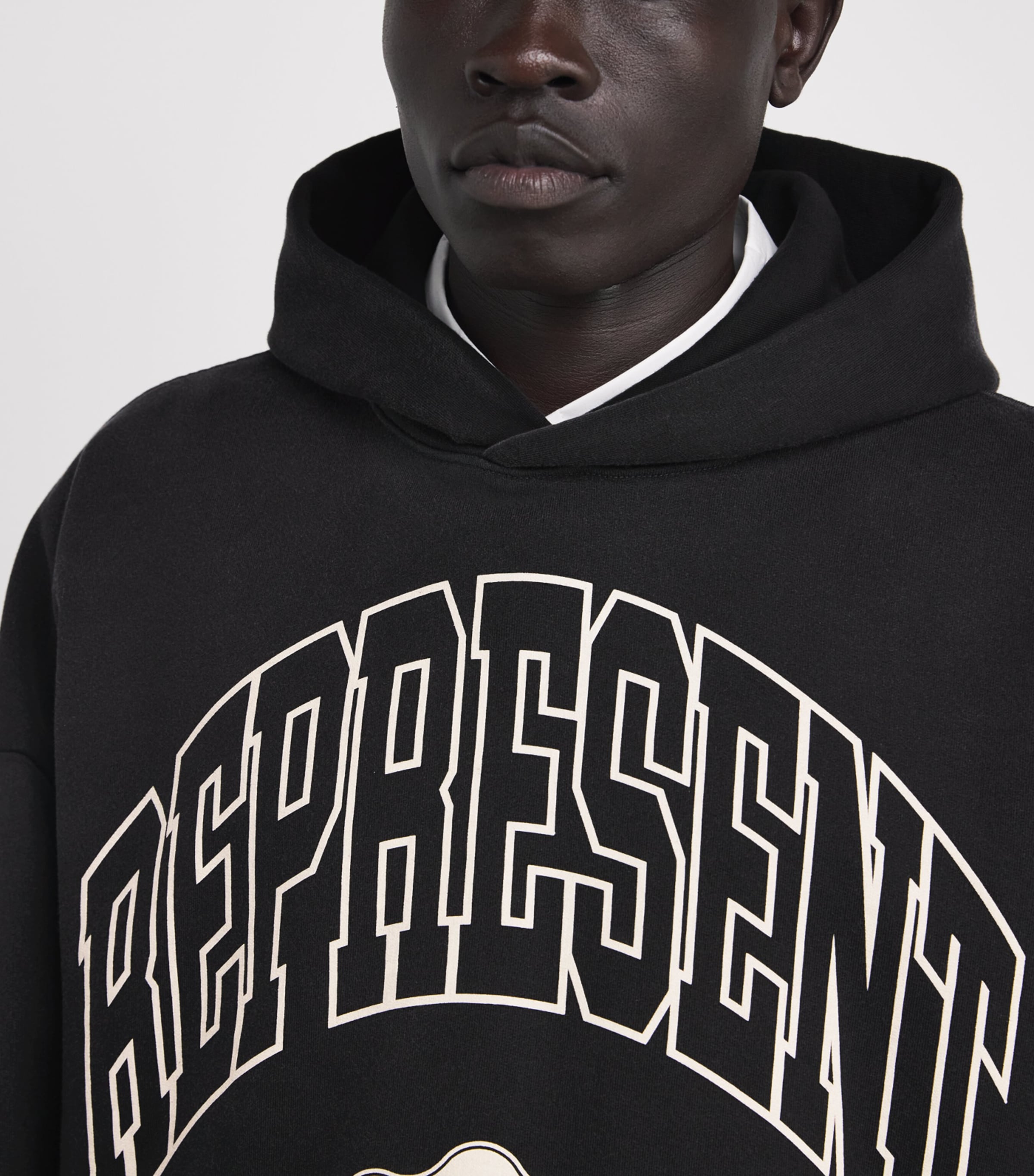 Cotton Legacy Crest Hoodie STAINED BLACK Image 6