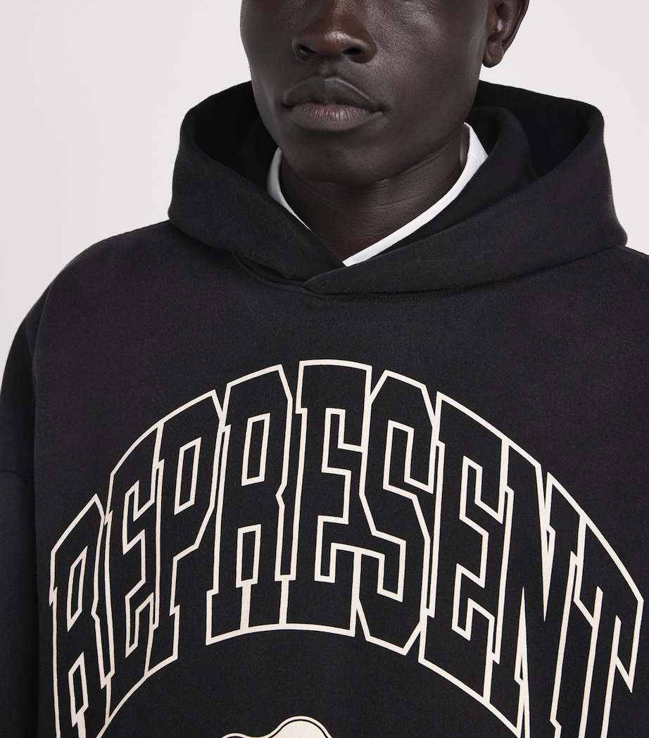 Cotton Legacy Crest Hoodie STAINED BLACK Image 6