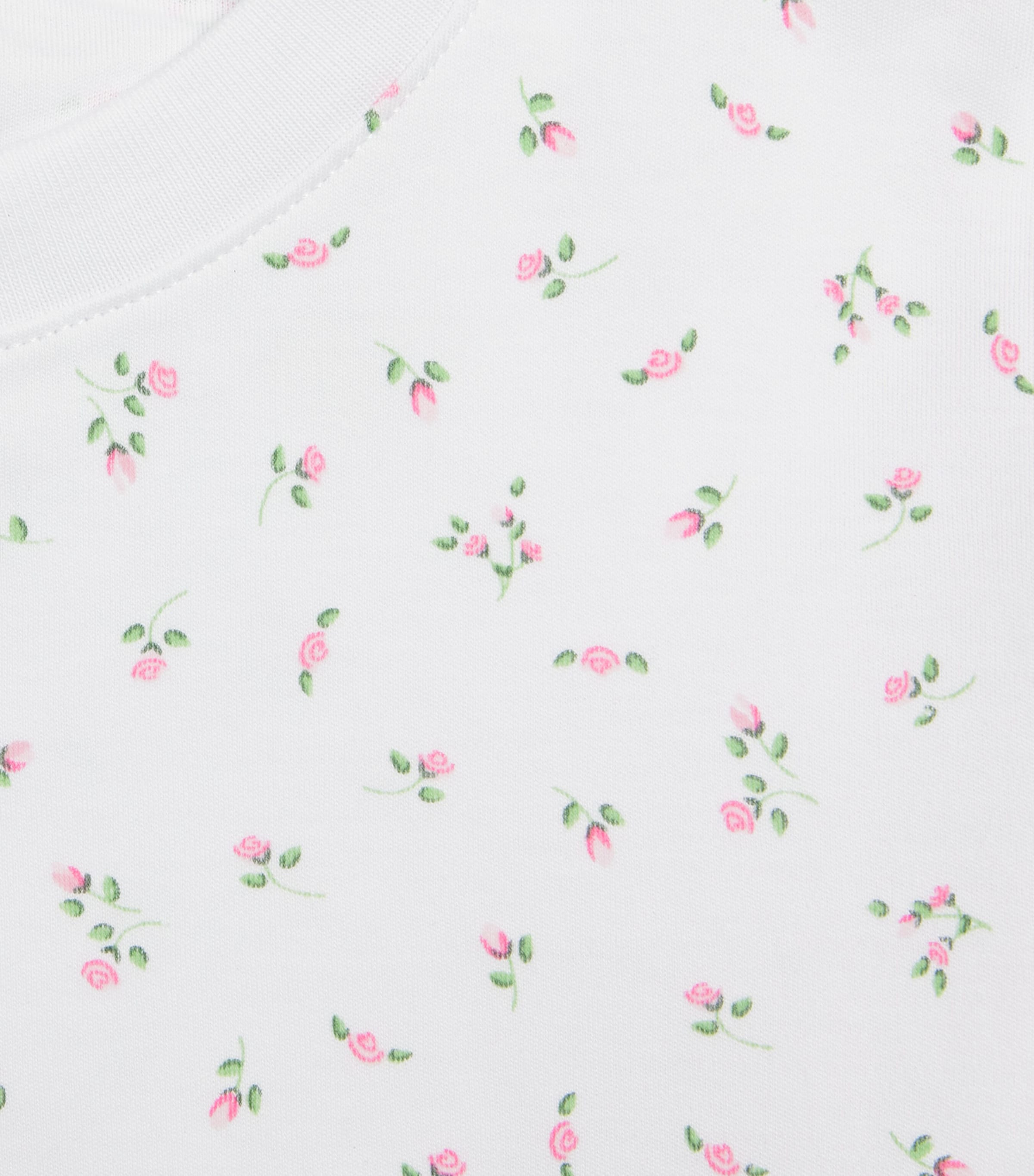 Kissy Kissy Pima Cotton Floral Pyjamas (8-10 Years) Roses Wh Image 4