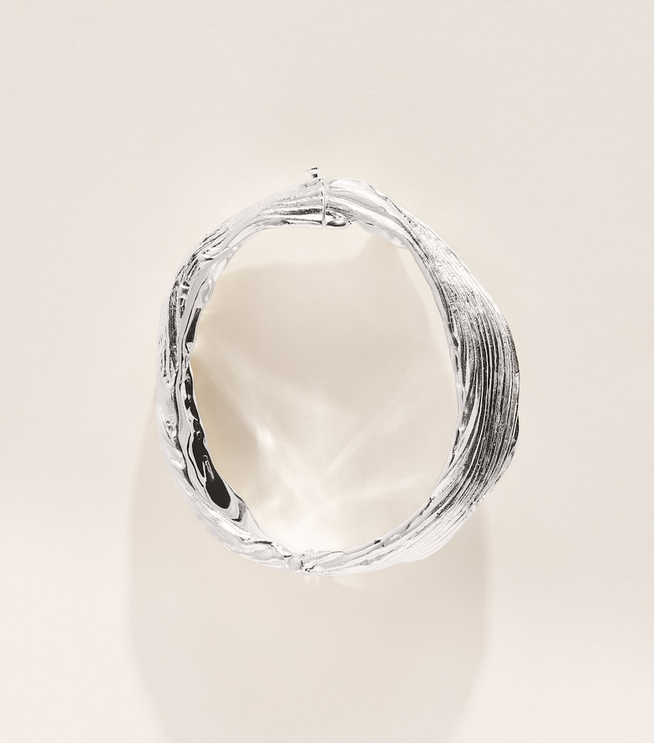 Completedworks Irregular Cuff Bracelet Silver Plated Image 1