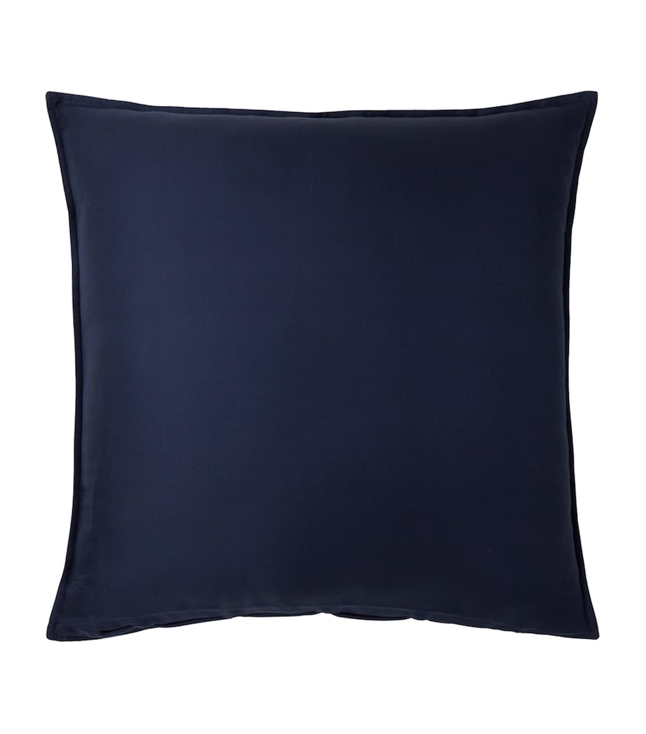 Ralph Lauren Home Silk Brynn Square Cushion Cover (45cm x 45cm) Navy Image 3
