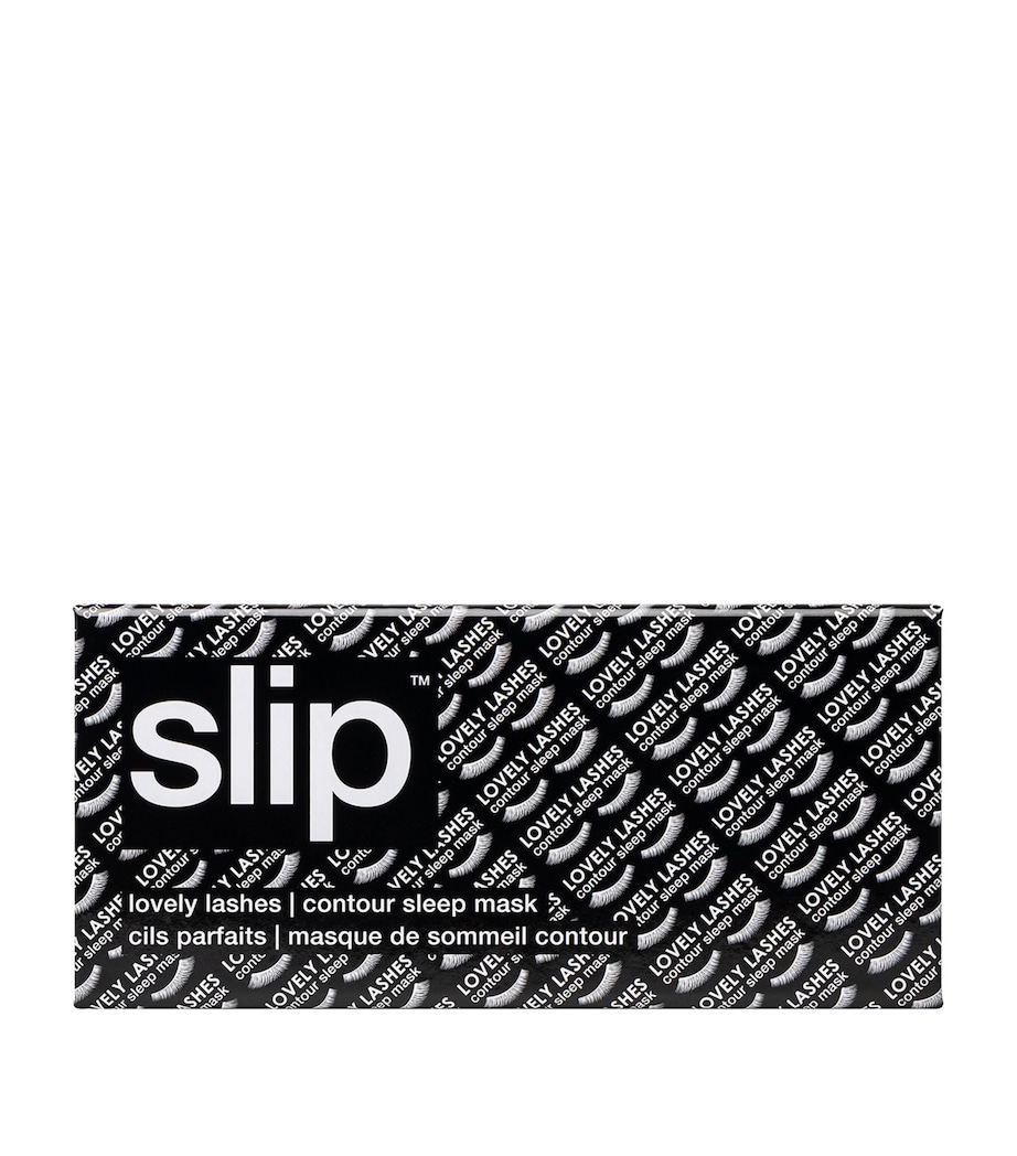 Silk Contour Sleep Mask BLACK Image 2