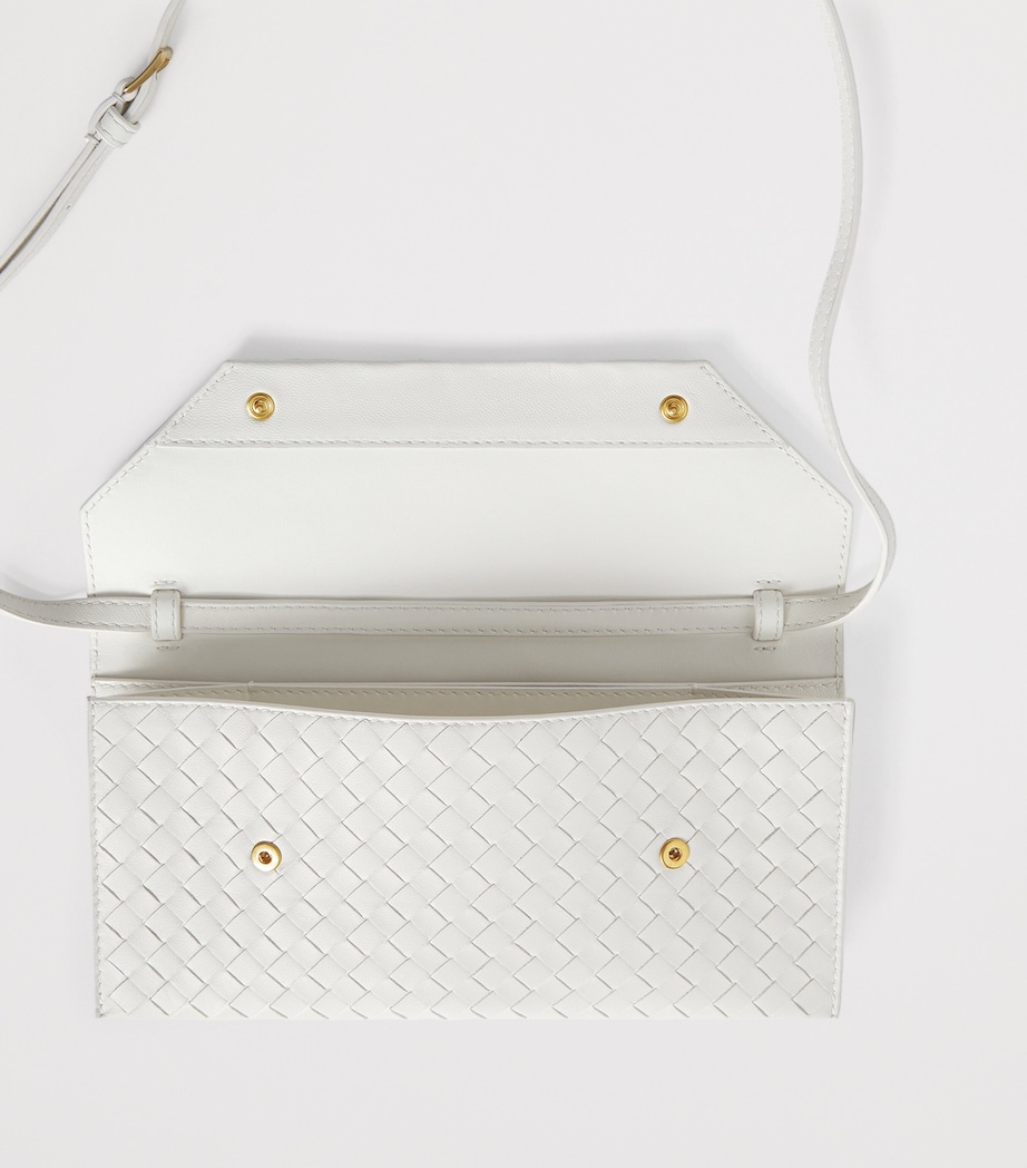 Bottega Veneta Leather Intrecciato Piccolo Envelope Pouch Image 6