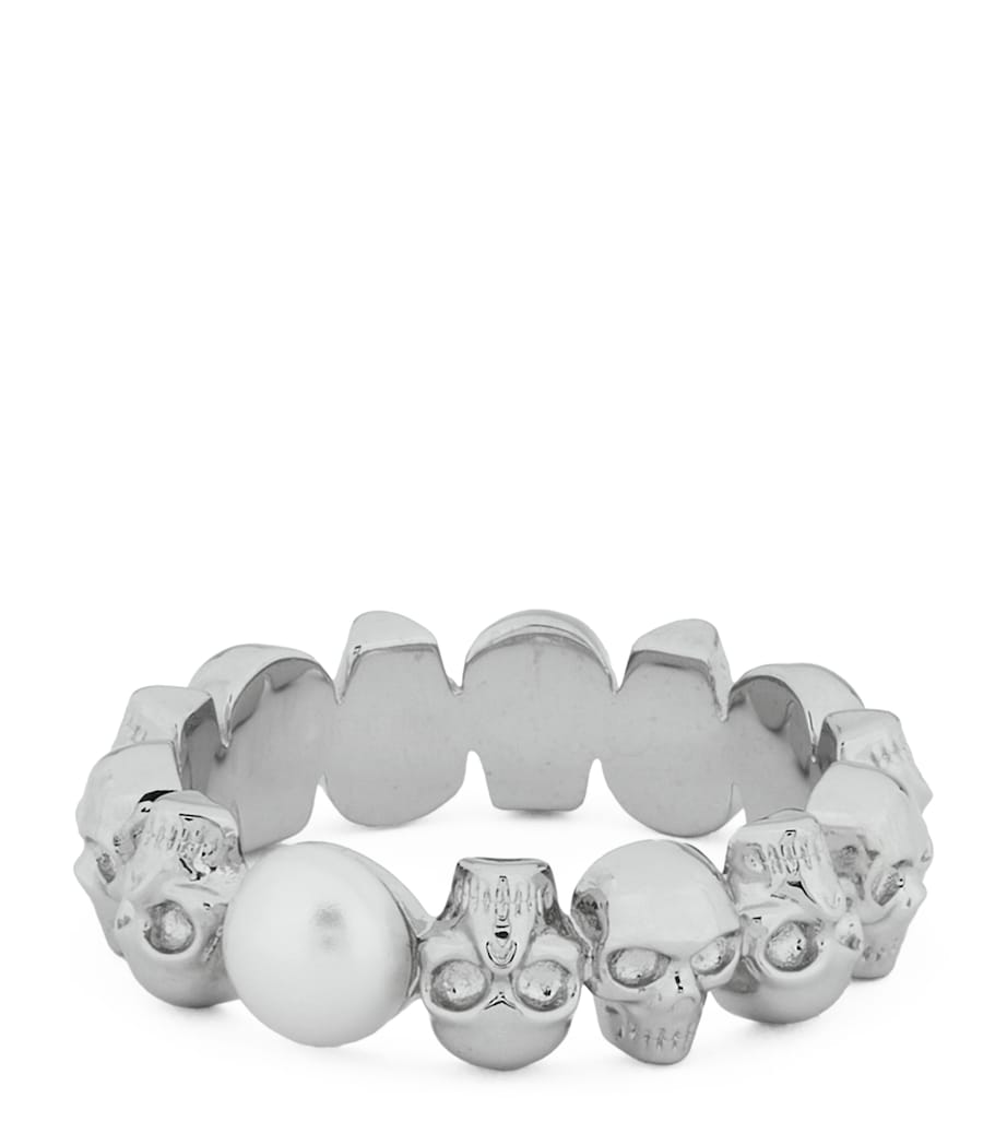 Rhodium-Plated Silver Box Chain Anklet 1906 Image 1