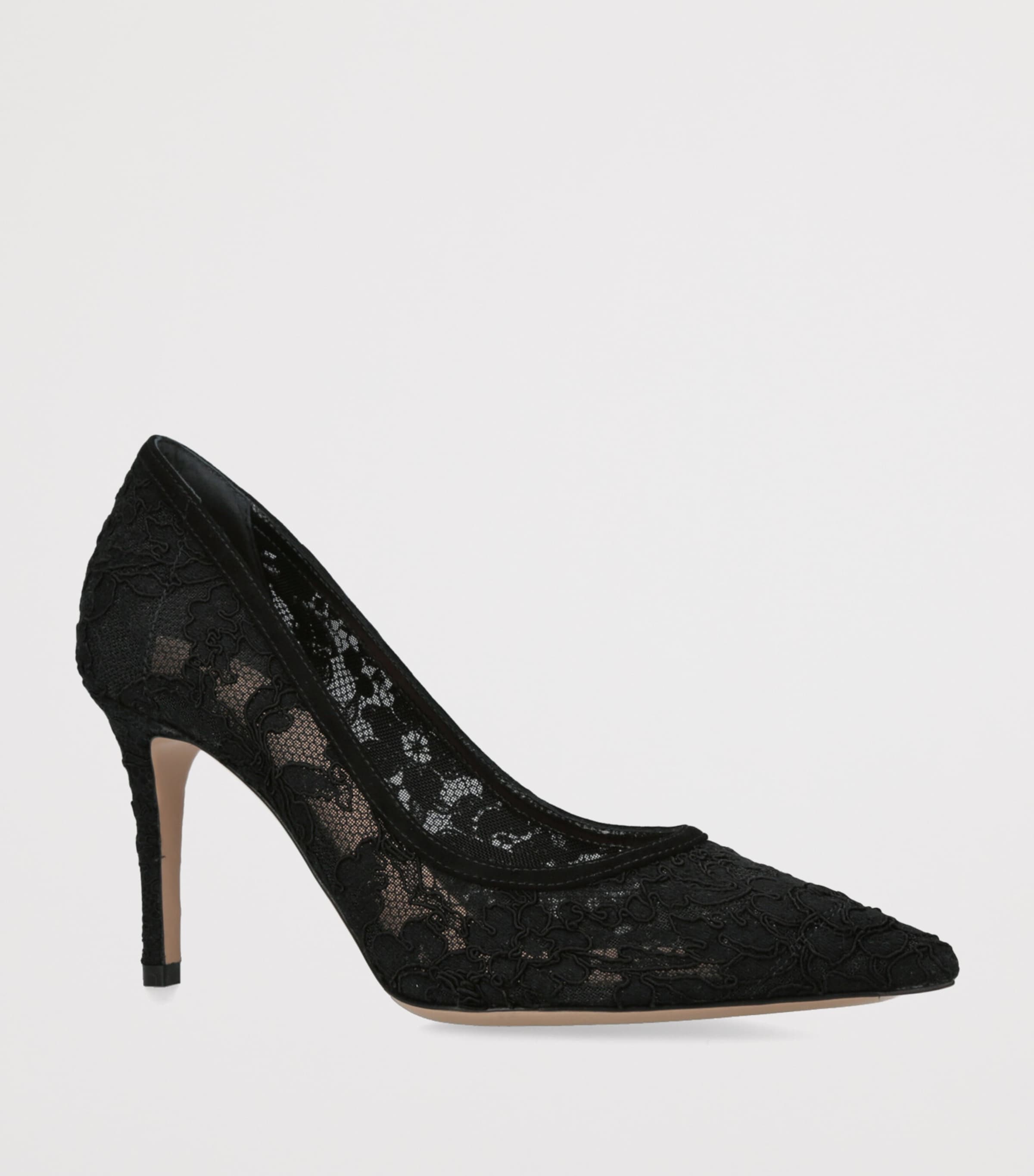 Lace Claudia Pumps 85 BLACK Image 3