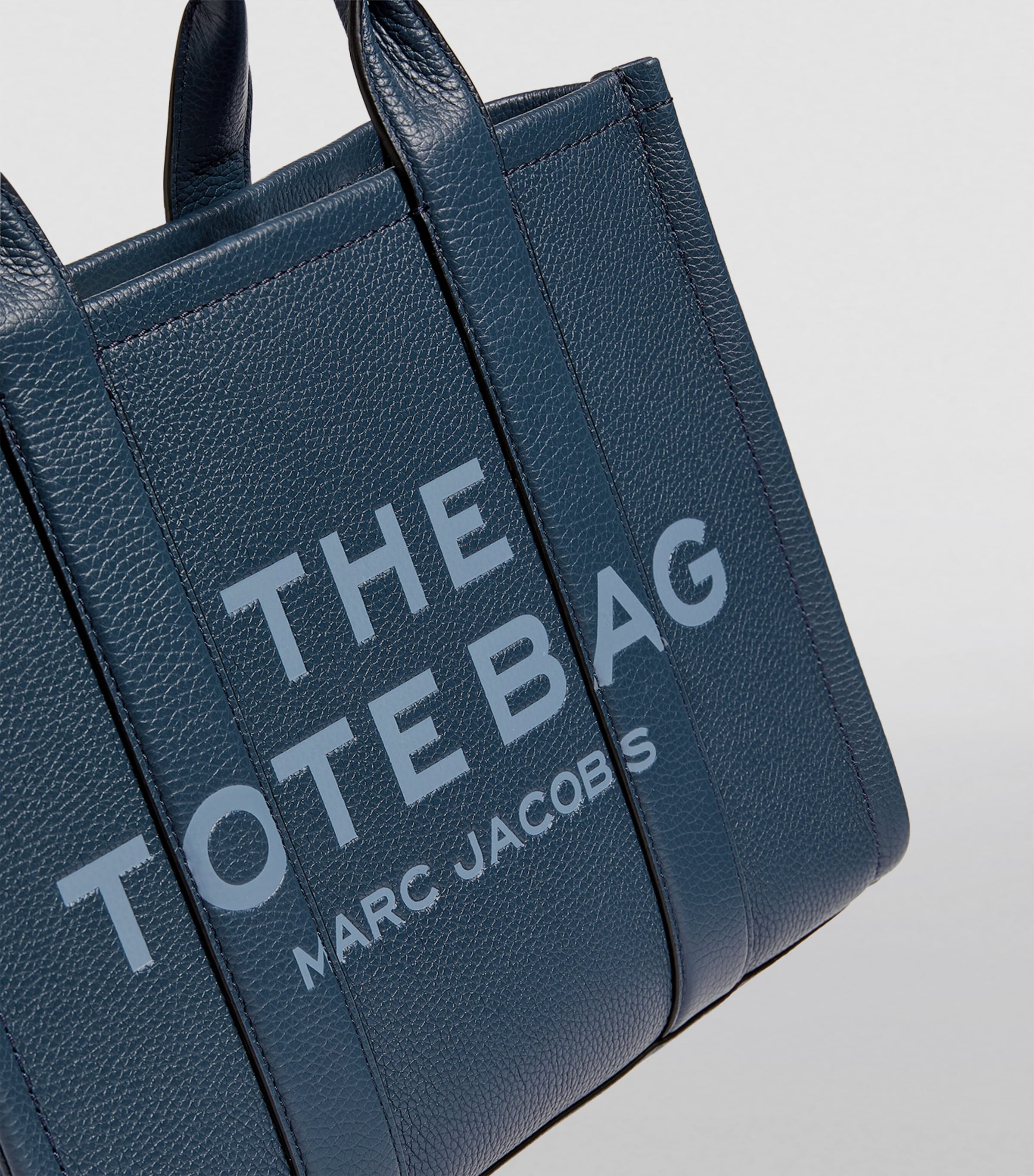 The Marc Jacobs Small Leather The Tote Bag 426 BLUE SEA Image 3