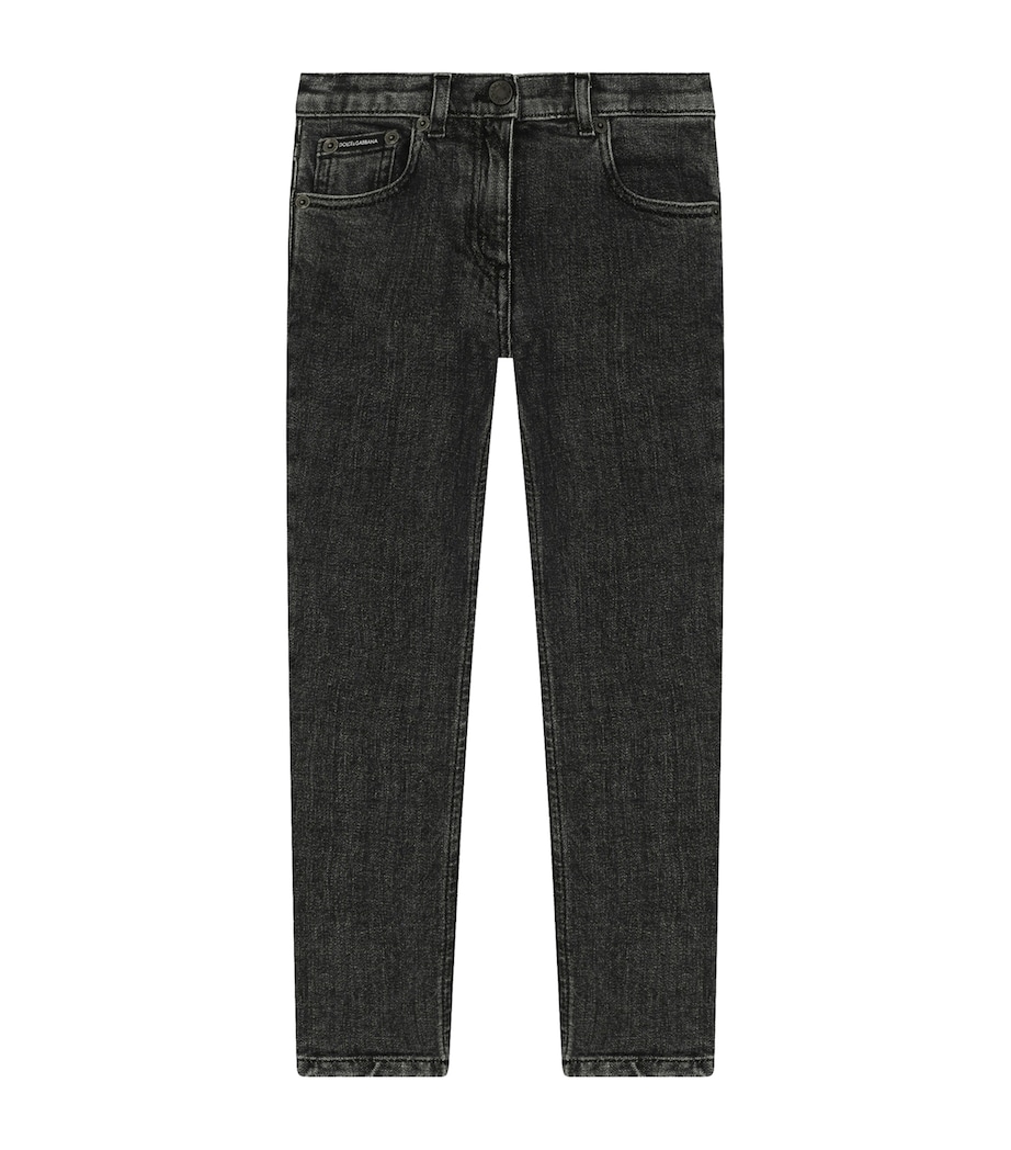 Straight Jeans (2-6 Years) N0000-BLACK Image 1