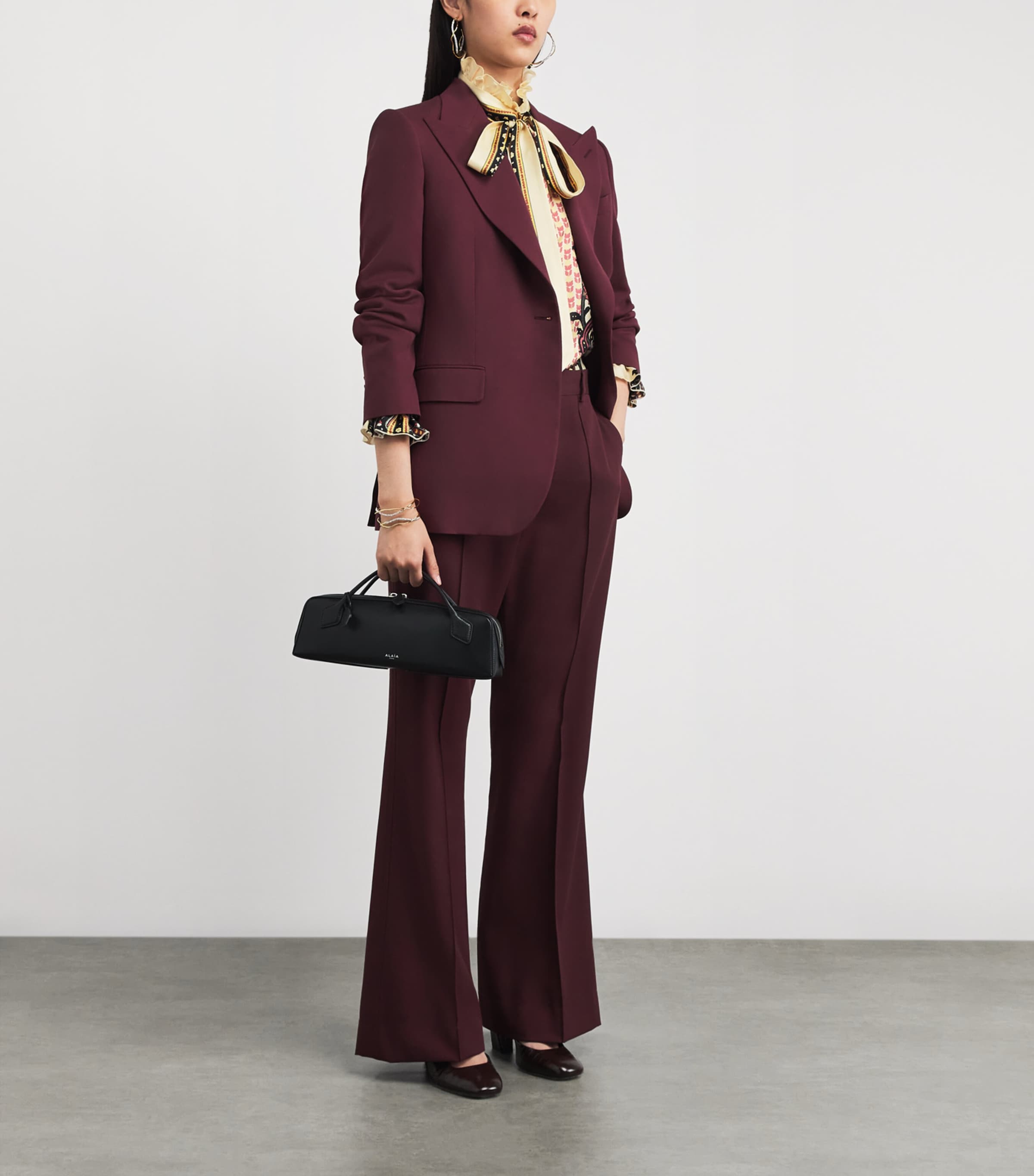 Silk Printed Blouse X0805 Image 2