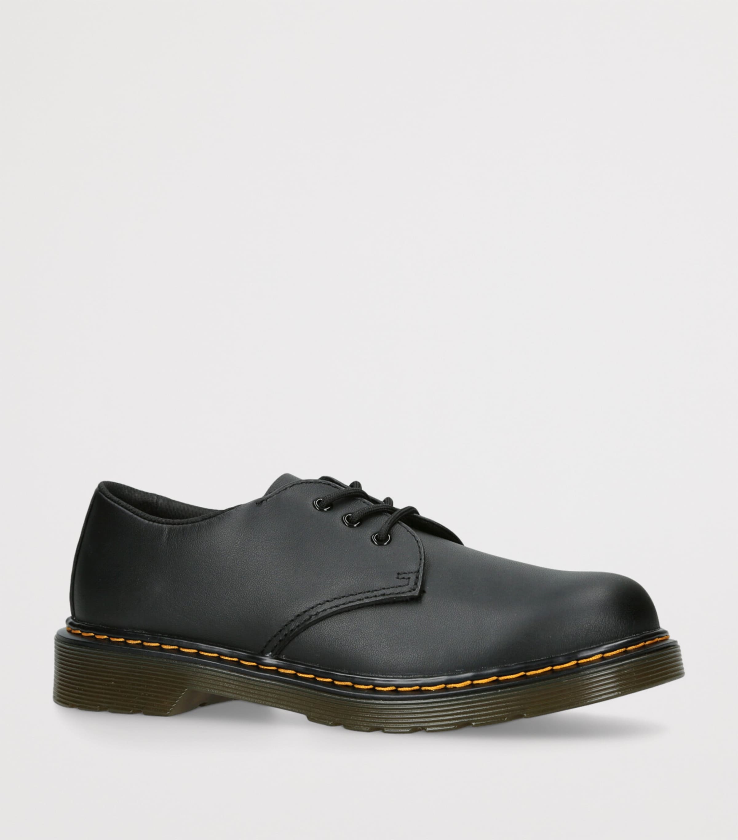 Leather 1461 Oxford Shoes BLACK Image 3