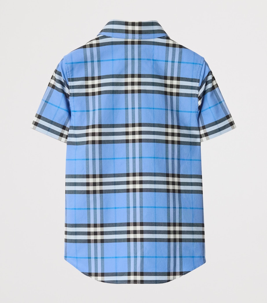 Oxford Cotton Shirt (3-12 Years) CORNFLOWER BLU IP CK Image 2