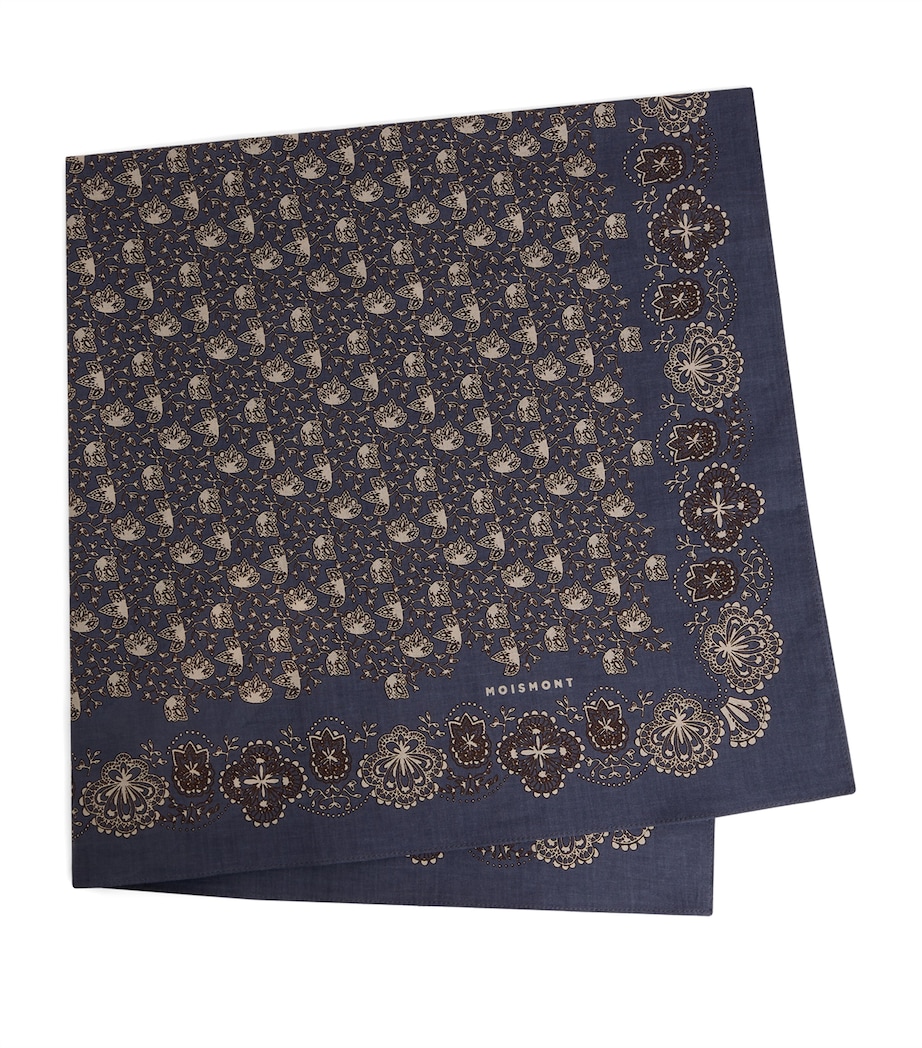 Cotton Moismont Scarf IM BLEU DE PRUSSE Image 1
