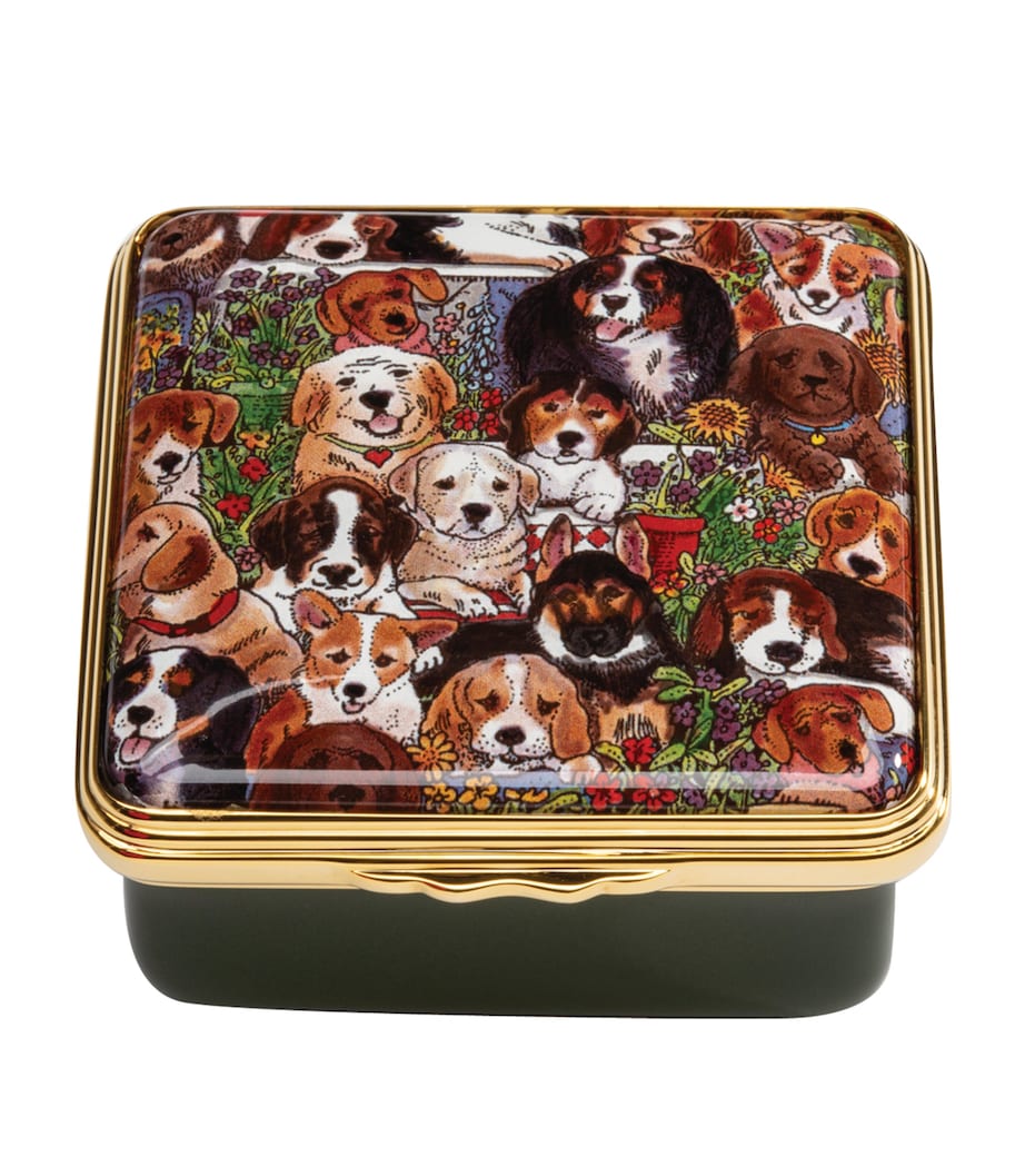 Halcyon Days Message Pawprints Trinket Box Image 1