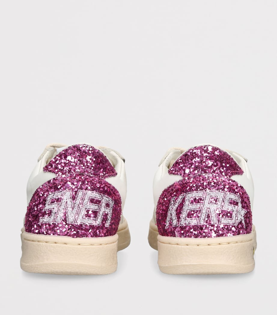 Leather Ball Star Sneakers FUSHIA CMB Image 2