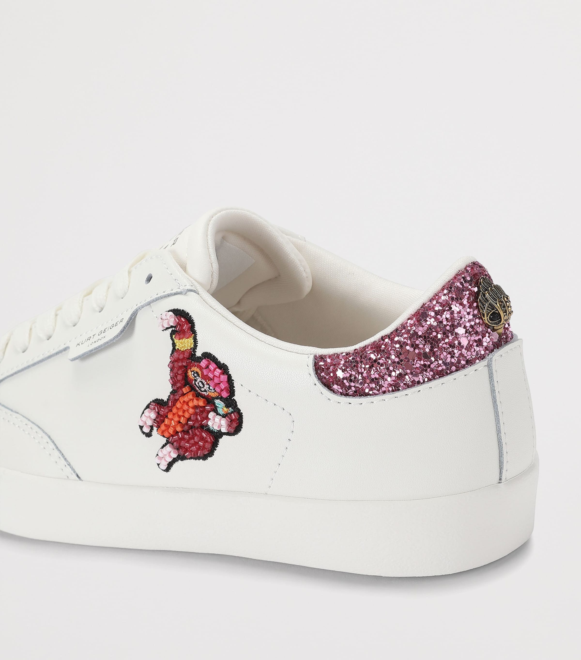 Kurt Geiger London Leather London Patch Sneakers White/oth Image 3