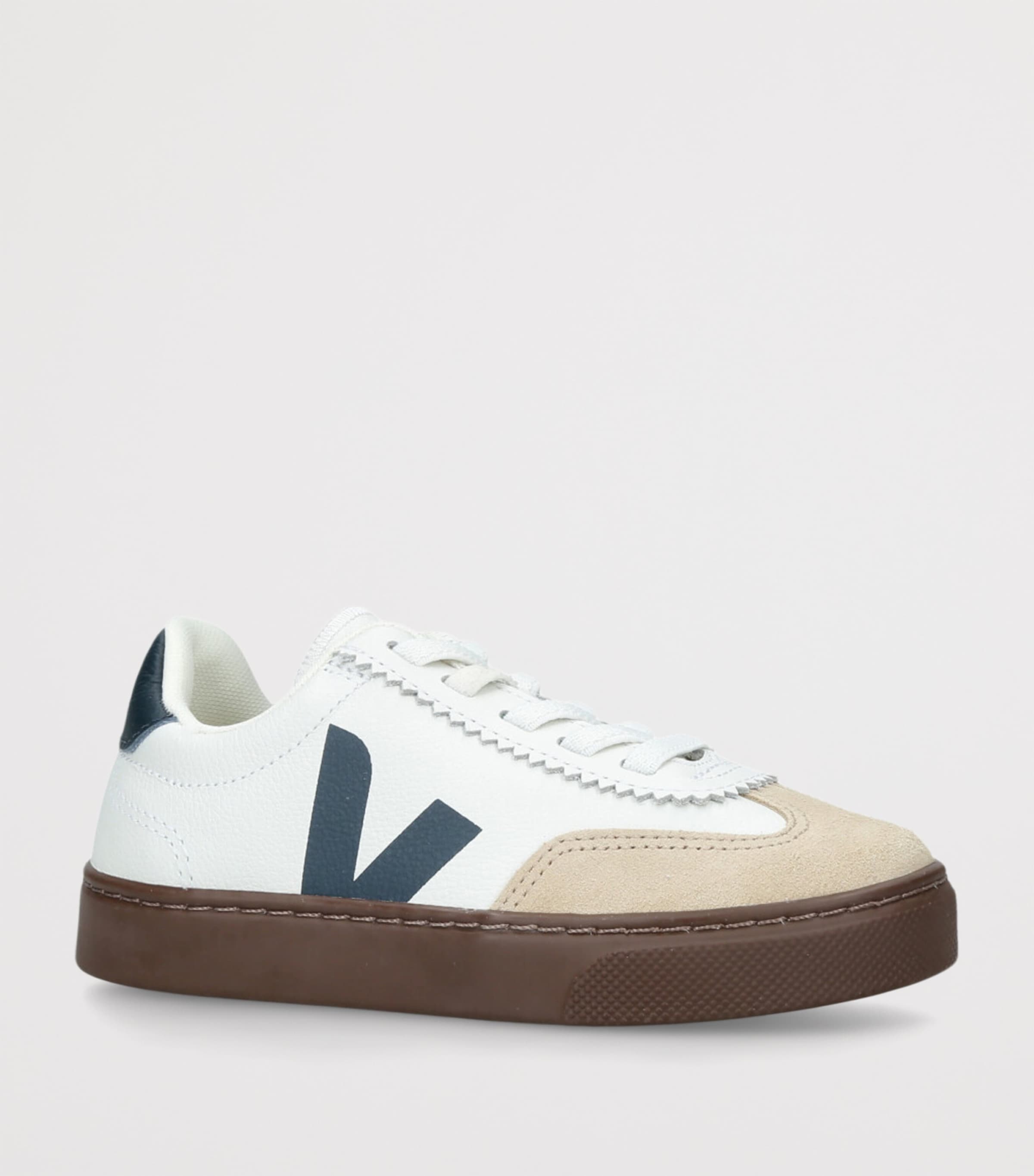 Leather Volley Sneakers WHITE/COMB Image 3