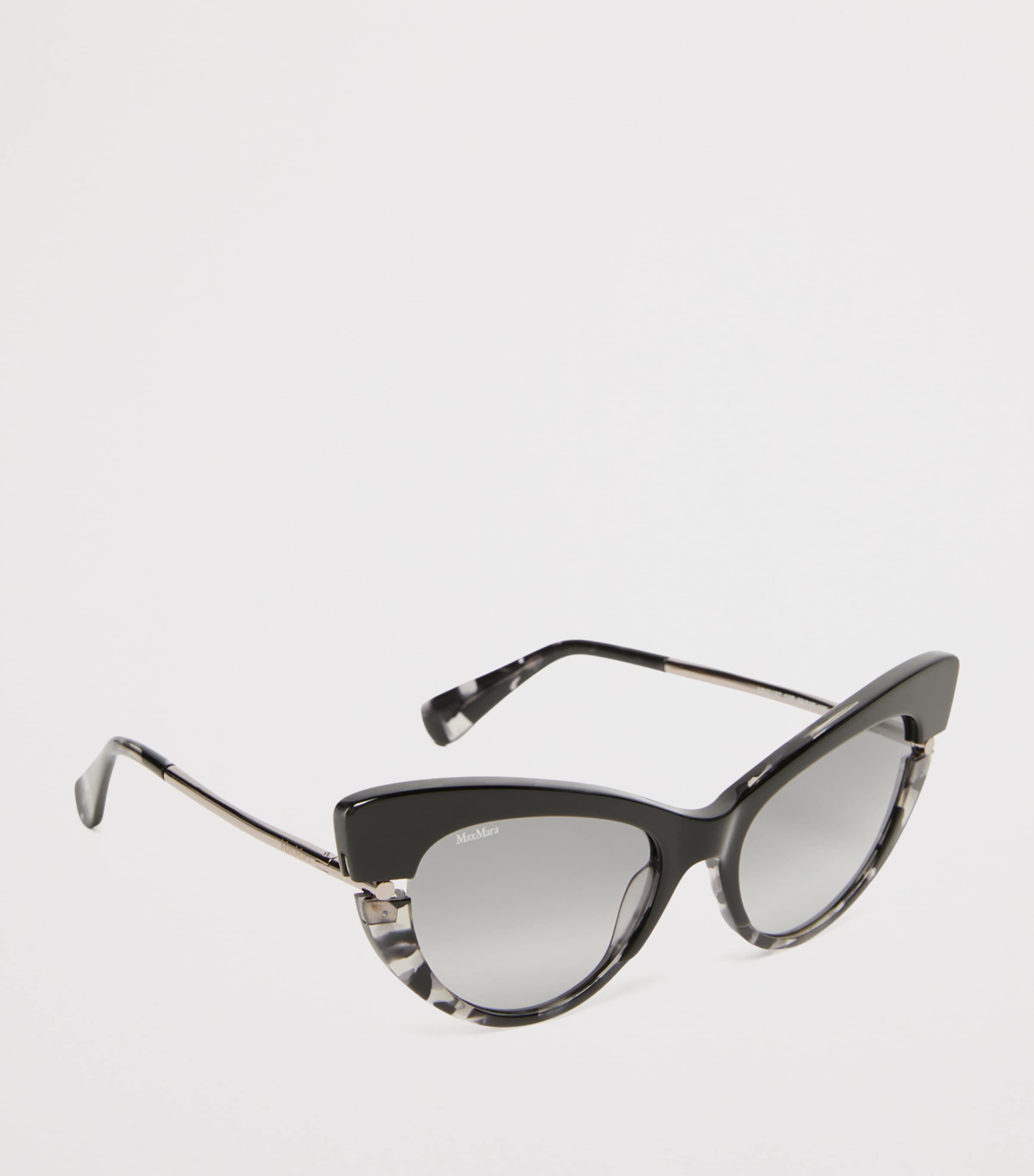 Max Mara Speckled Cat Eye Sunglasses Black Image 2