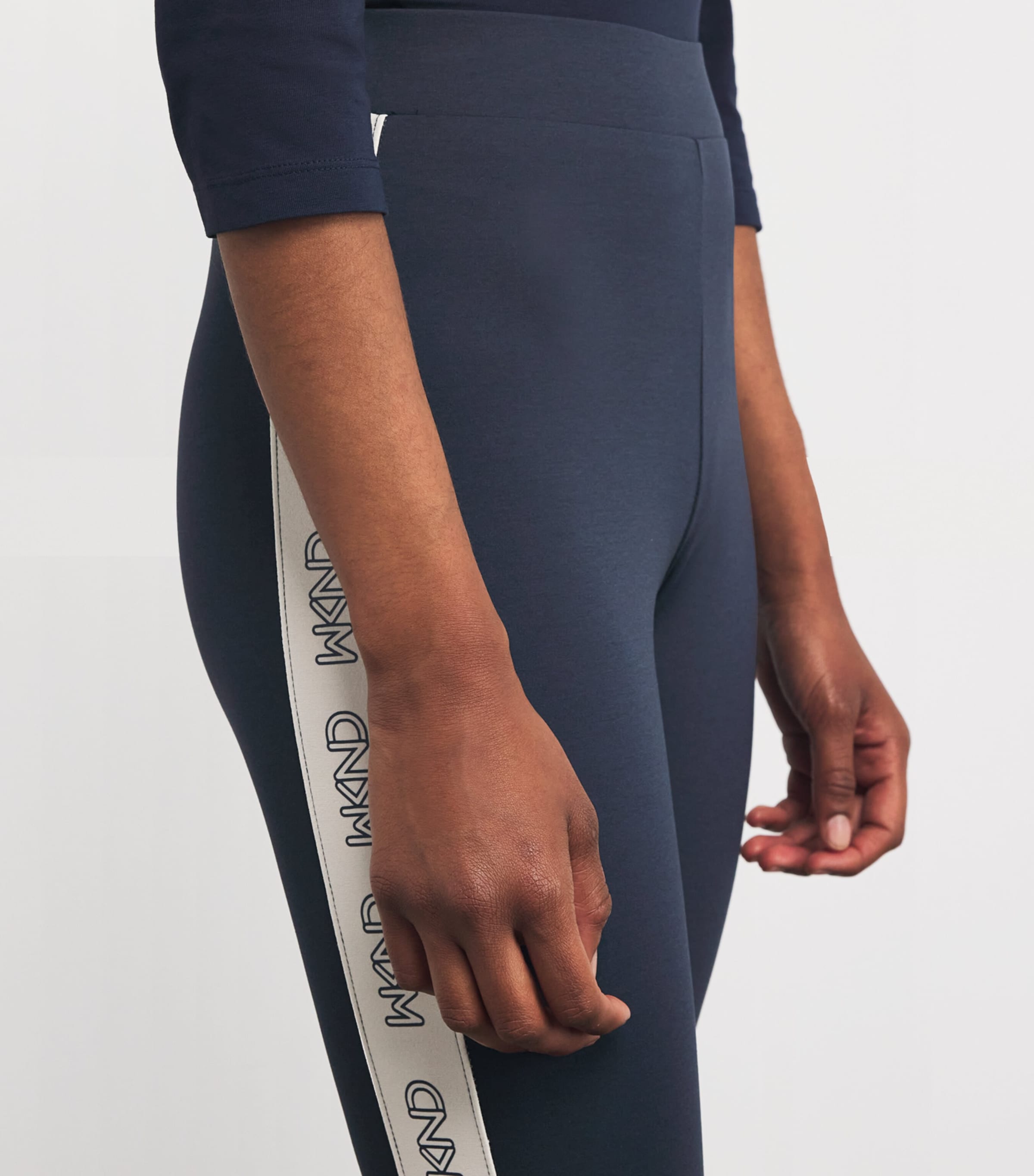Stretch-Jersey Slim Leggings NAVY Image 6