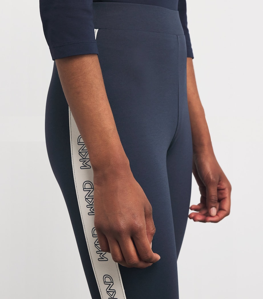 Stretch-Jersey Slim Leggings NAVY Image 6