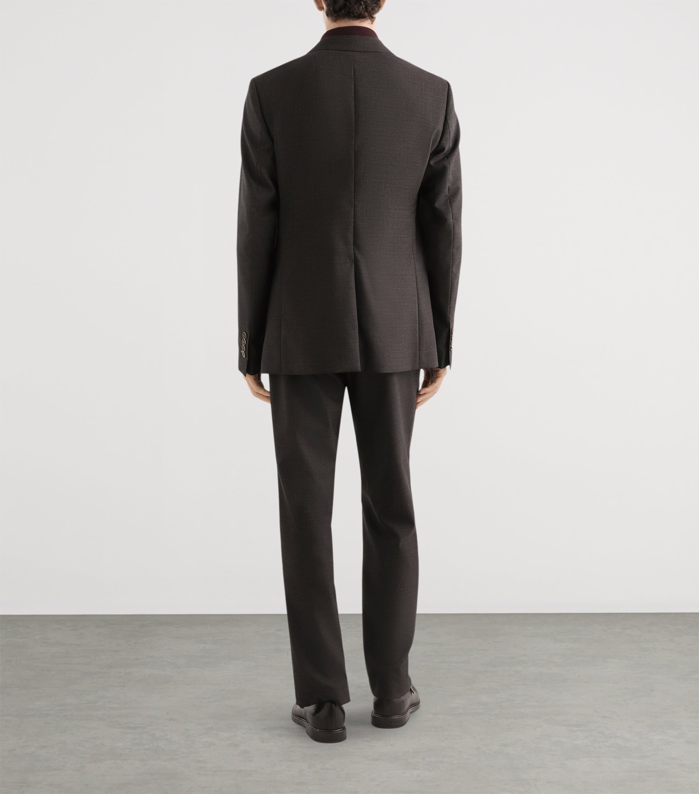 Dolce&Gabbana Mens Portofino Wool Canvas Blazer Whit Image 3