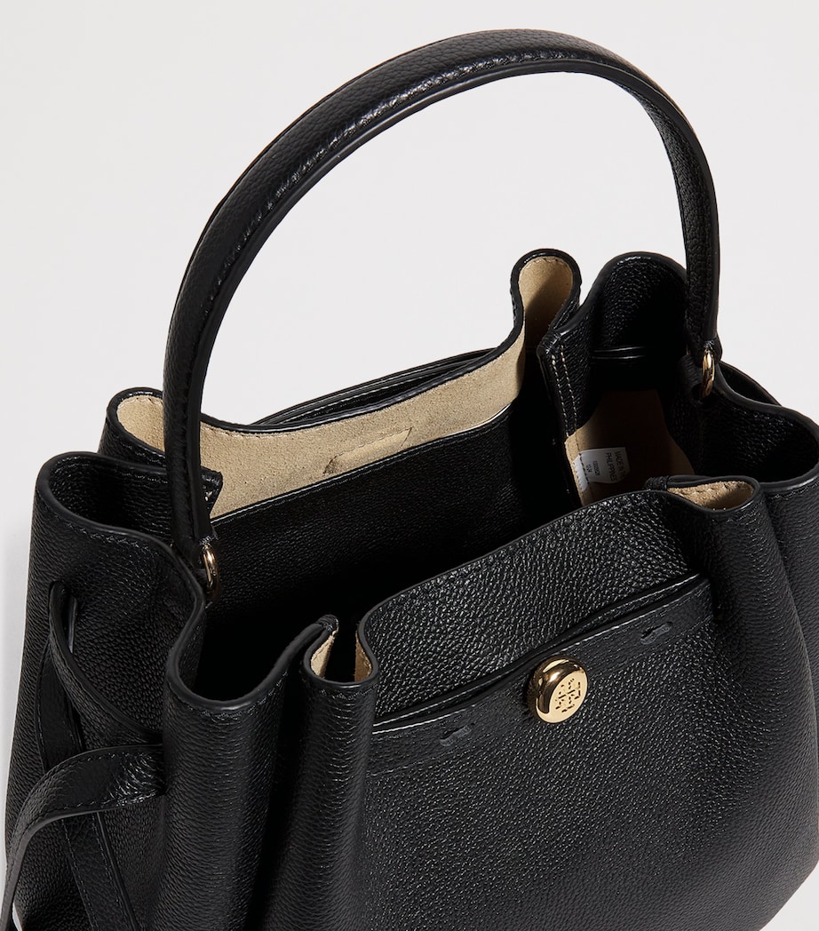 Leather Romy Cross-Body Bag 001 BLACK Image 4