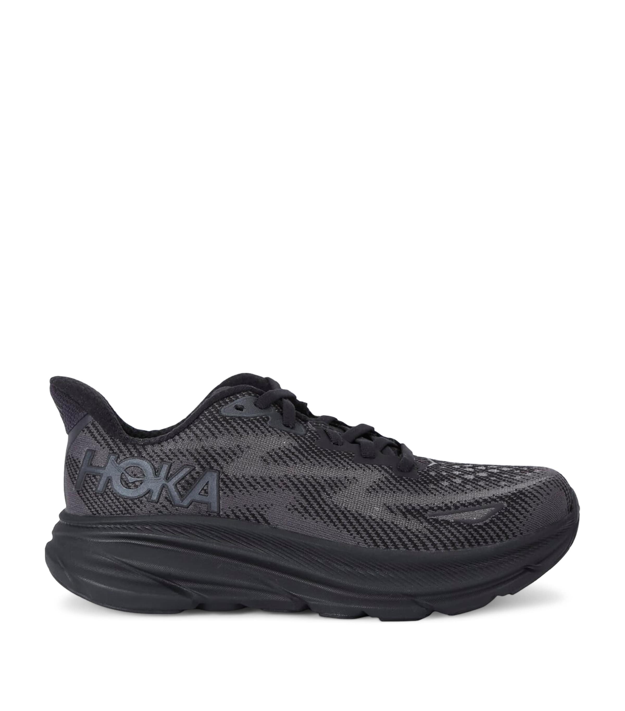 Hoka Clifton 9 Running Shoe In Black