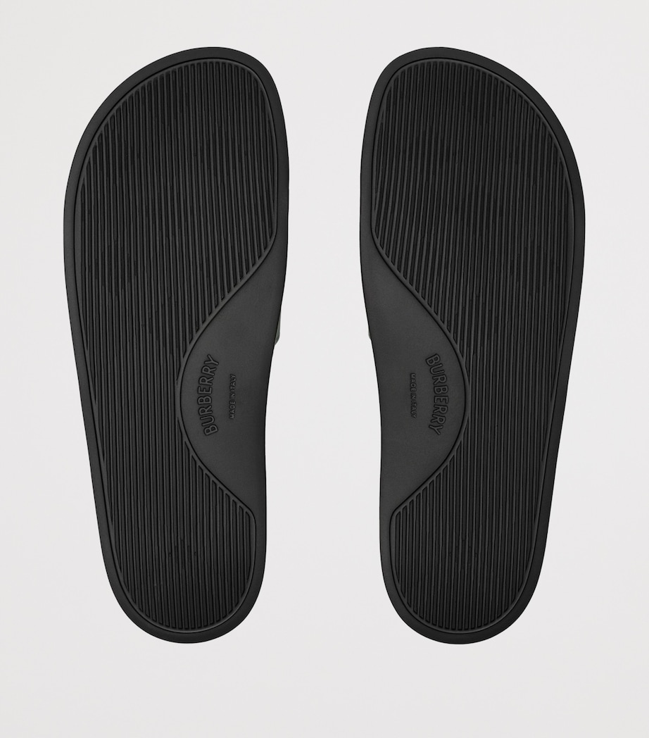 Burberry Check Slides Arctic Blue Ip Check Image 5