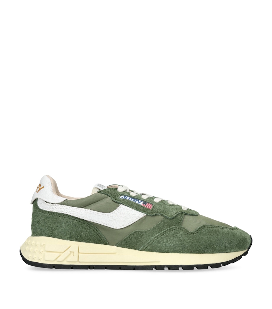 Suede Reelwind Sneakers KHAKI Image 1