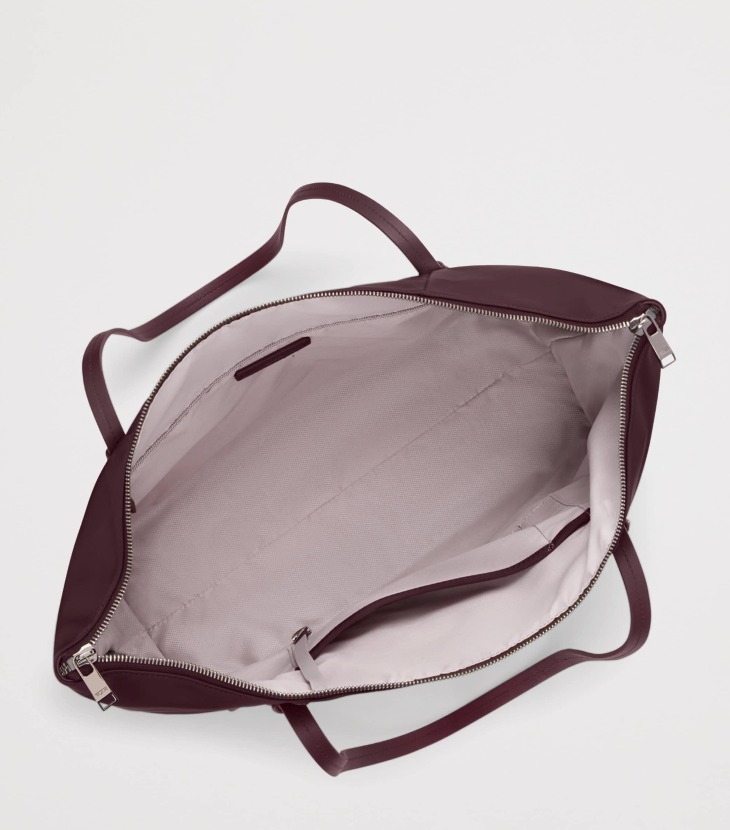 Tumi Leather Voyageur Q Tote Bag Rosewood Image 3