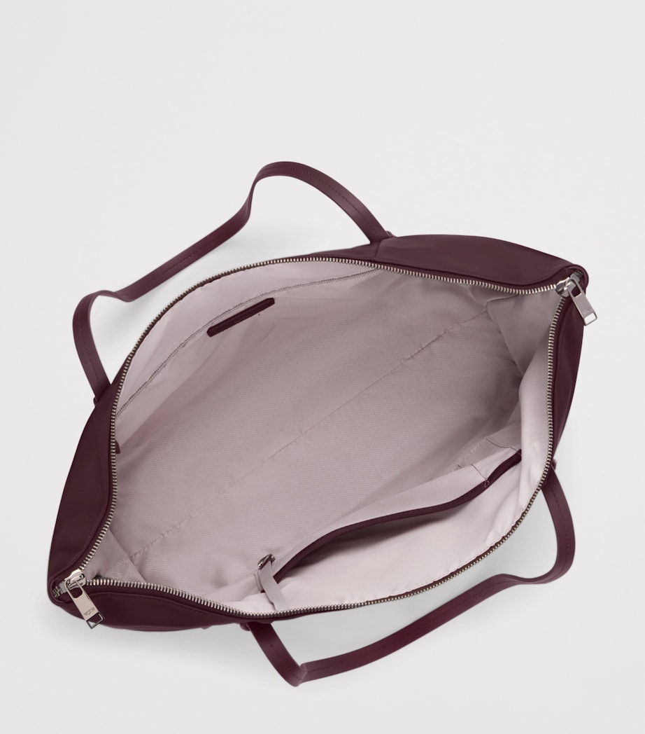 Tumi Leather Voyageur Q Tote Bag Rosewood Image 3
